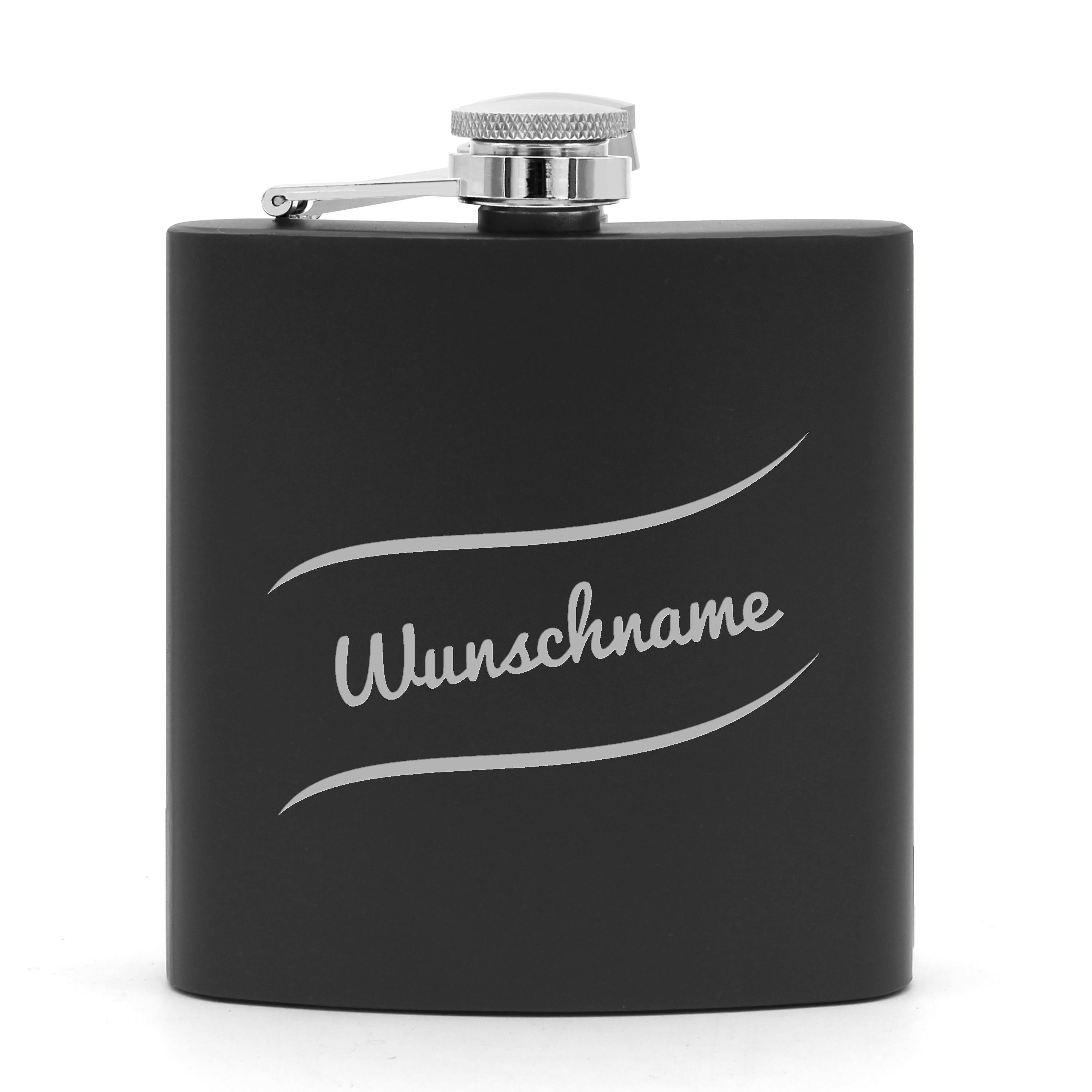 Flachmann Schwarz