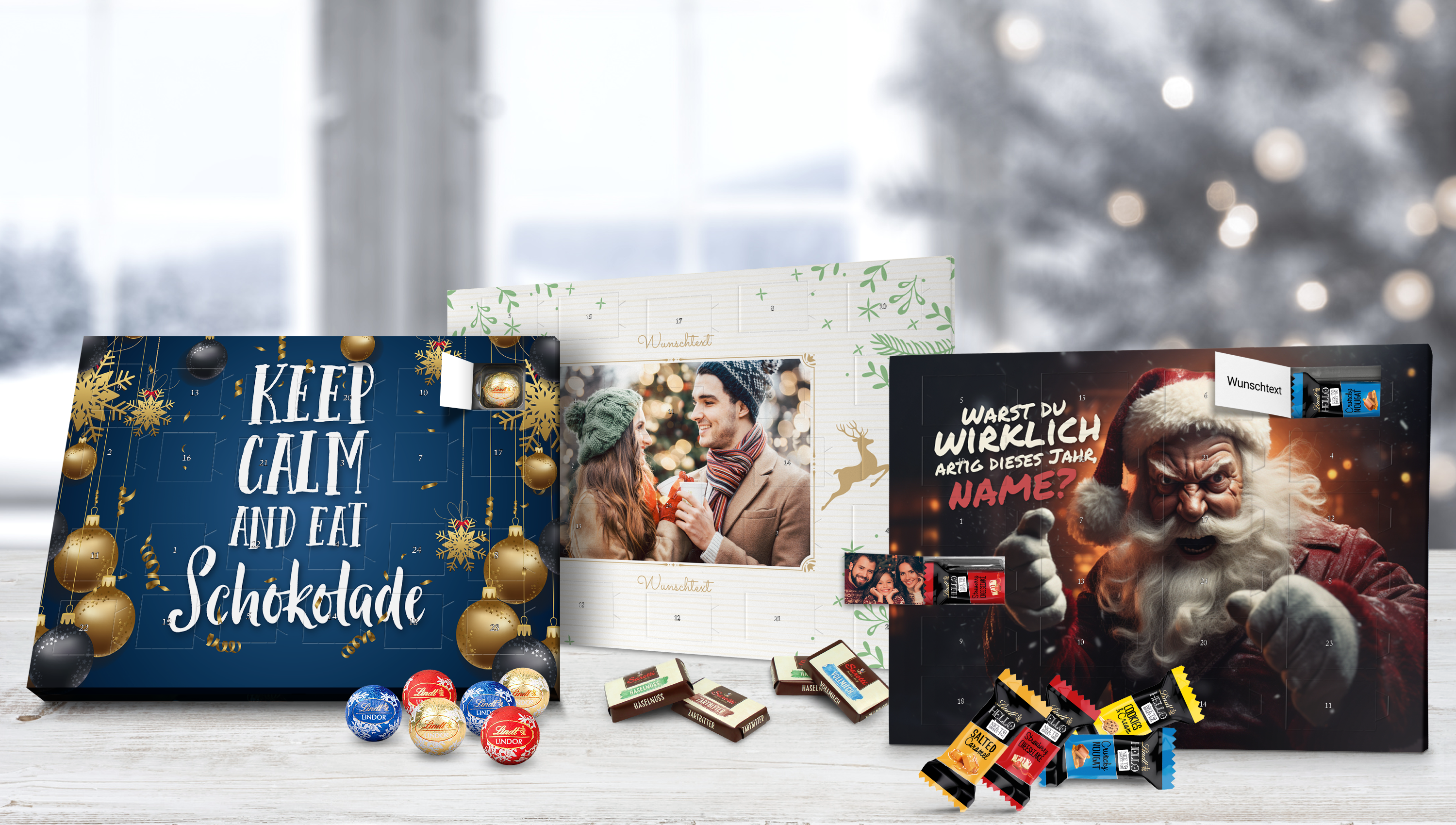 Personalisierter Adventskalender mit Namen