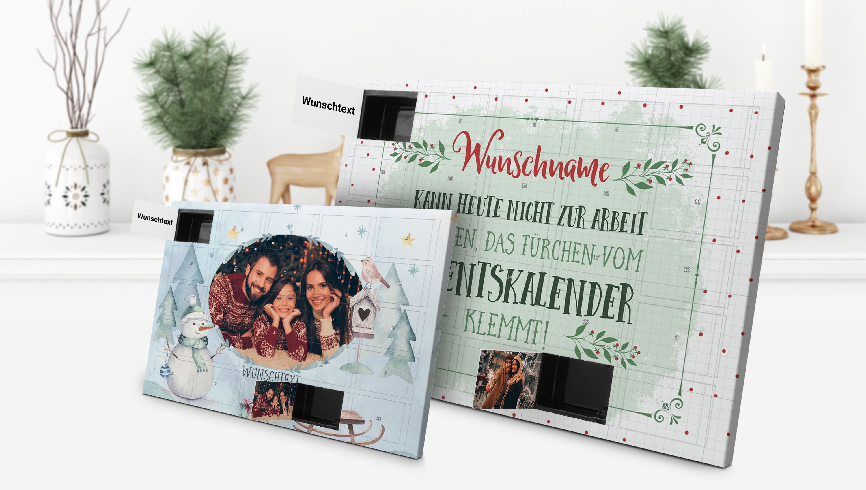 Mein Adventskalender - Weihnachtskalender mit Namen personalisiert
