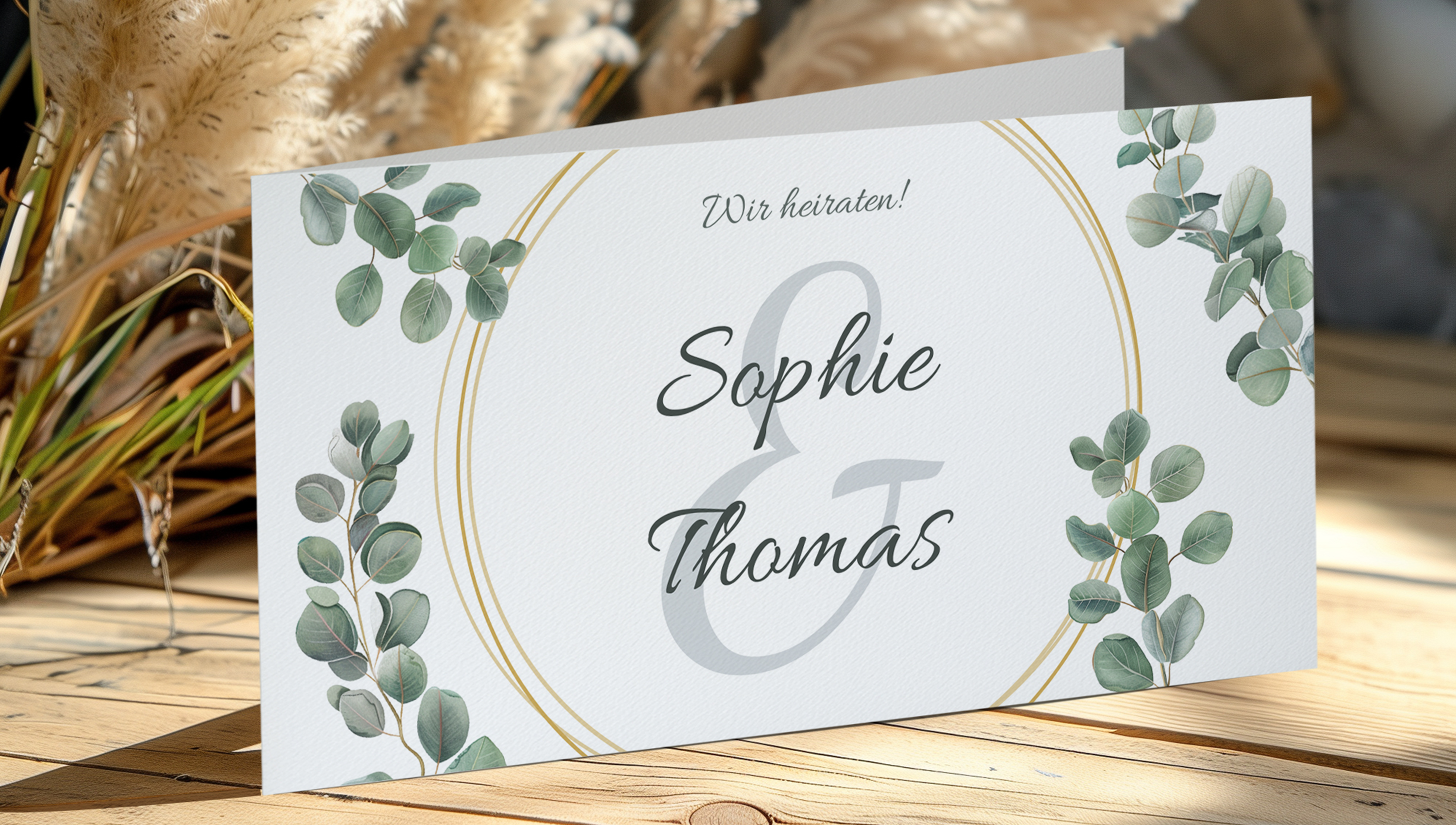 Hochwertige Materialien für kreative Hochzeitseinladungen