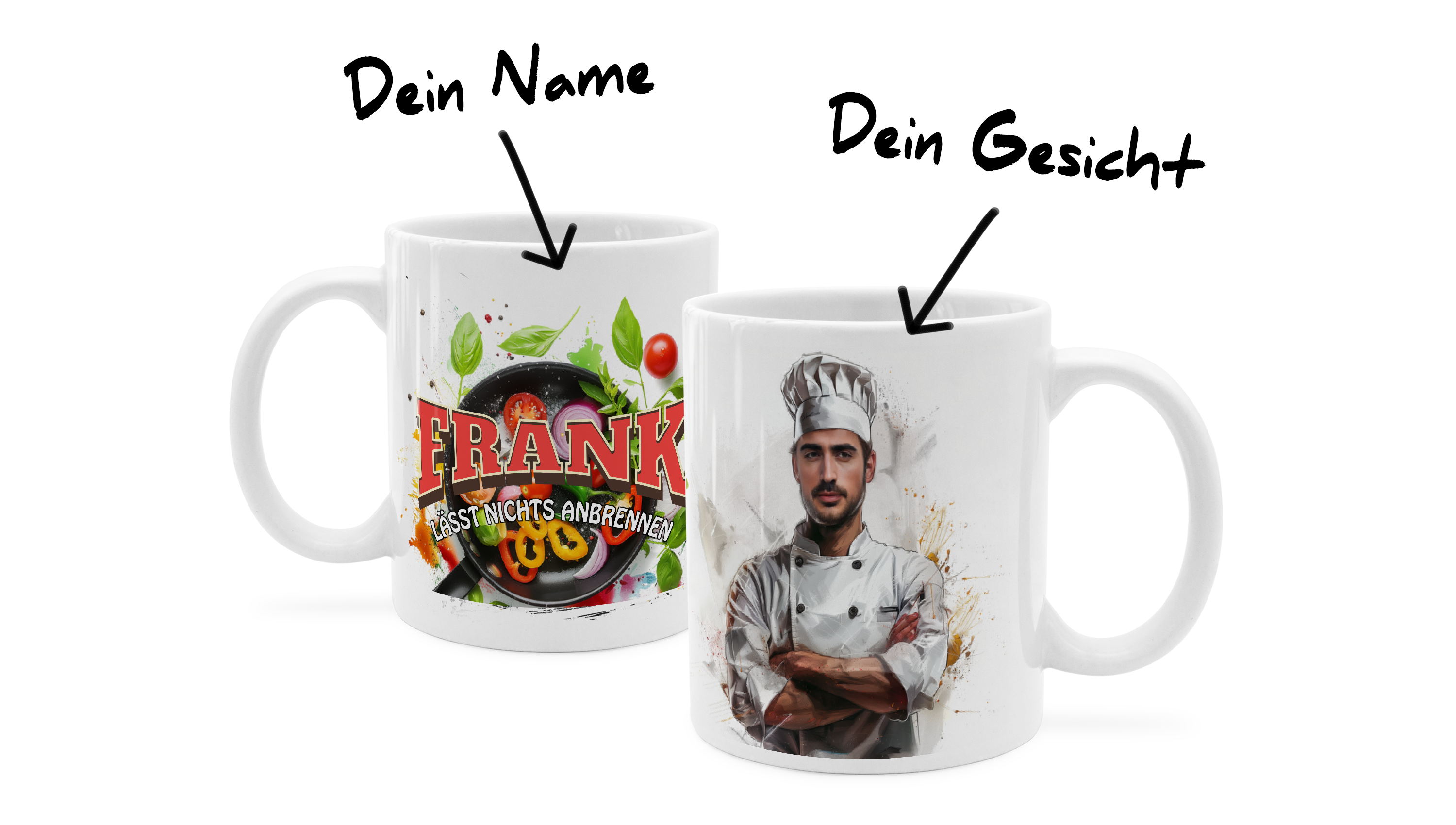 Face Swap Mug selbst gestalten mit eigenem Foto