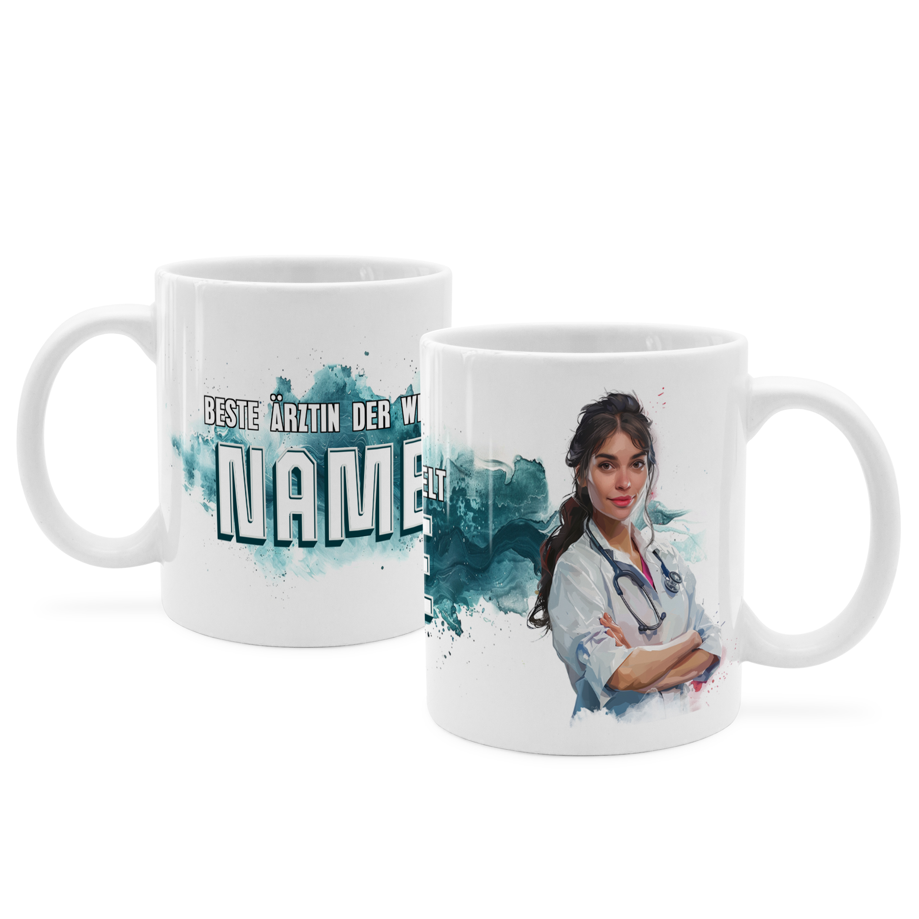 Face Swap Tasse Arzt