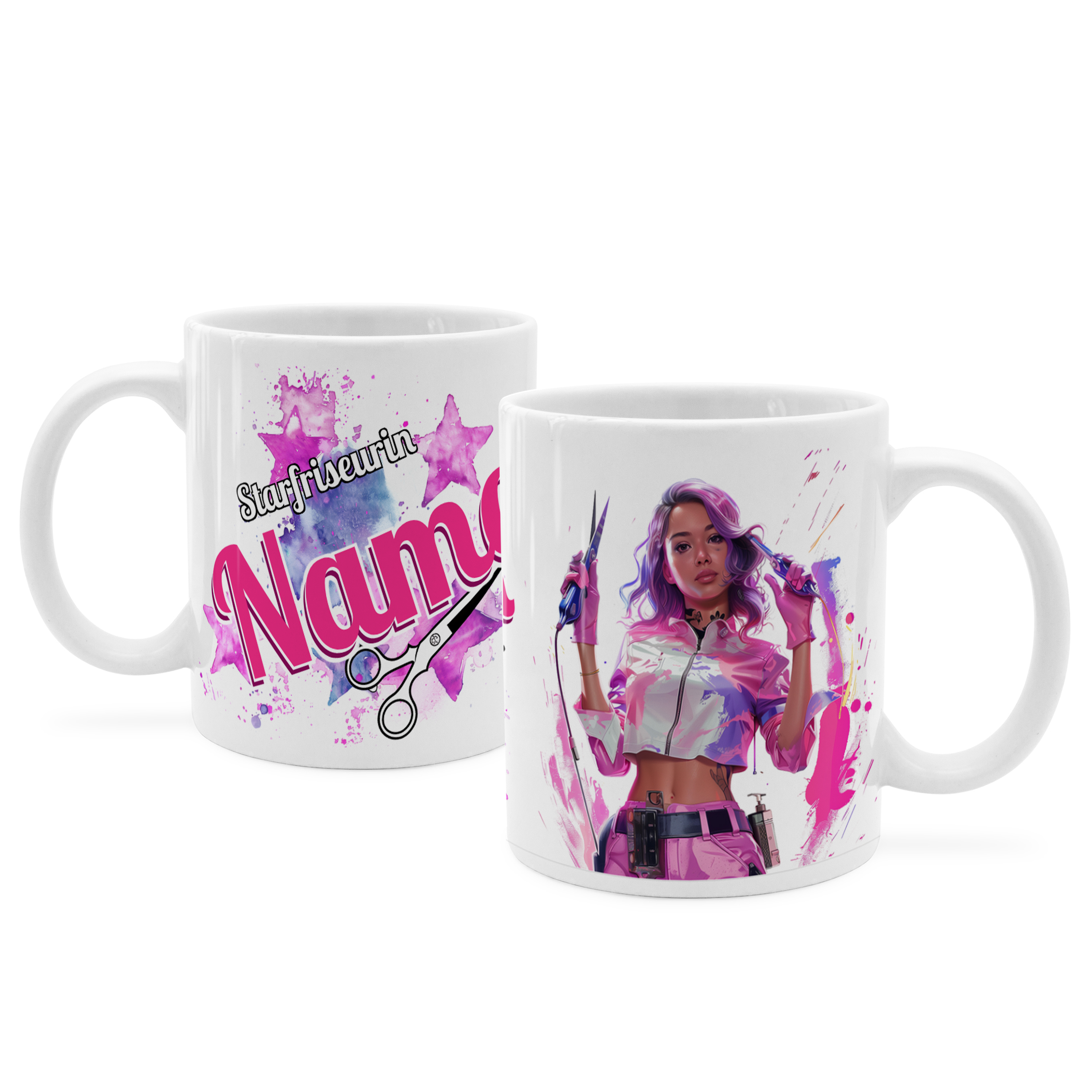 Face Swap Tasse Friseur