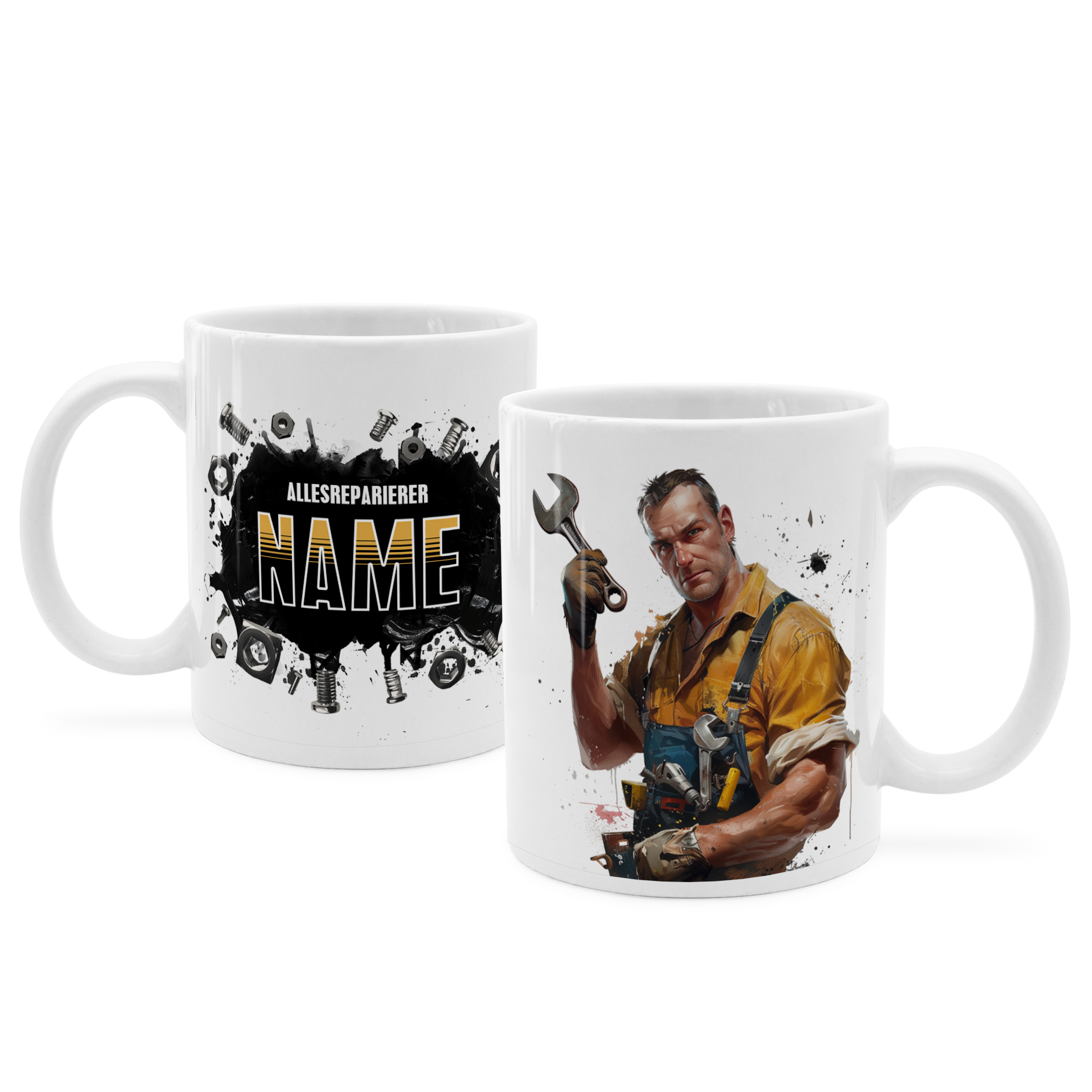 Face Swap Tasse Mechaniker