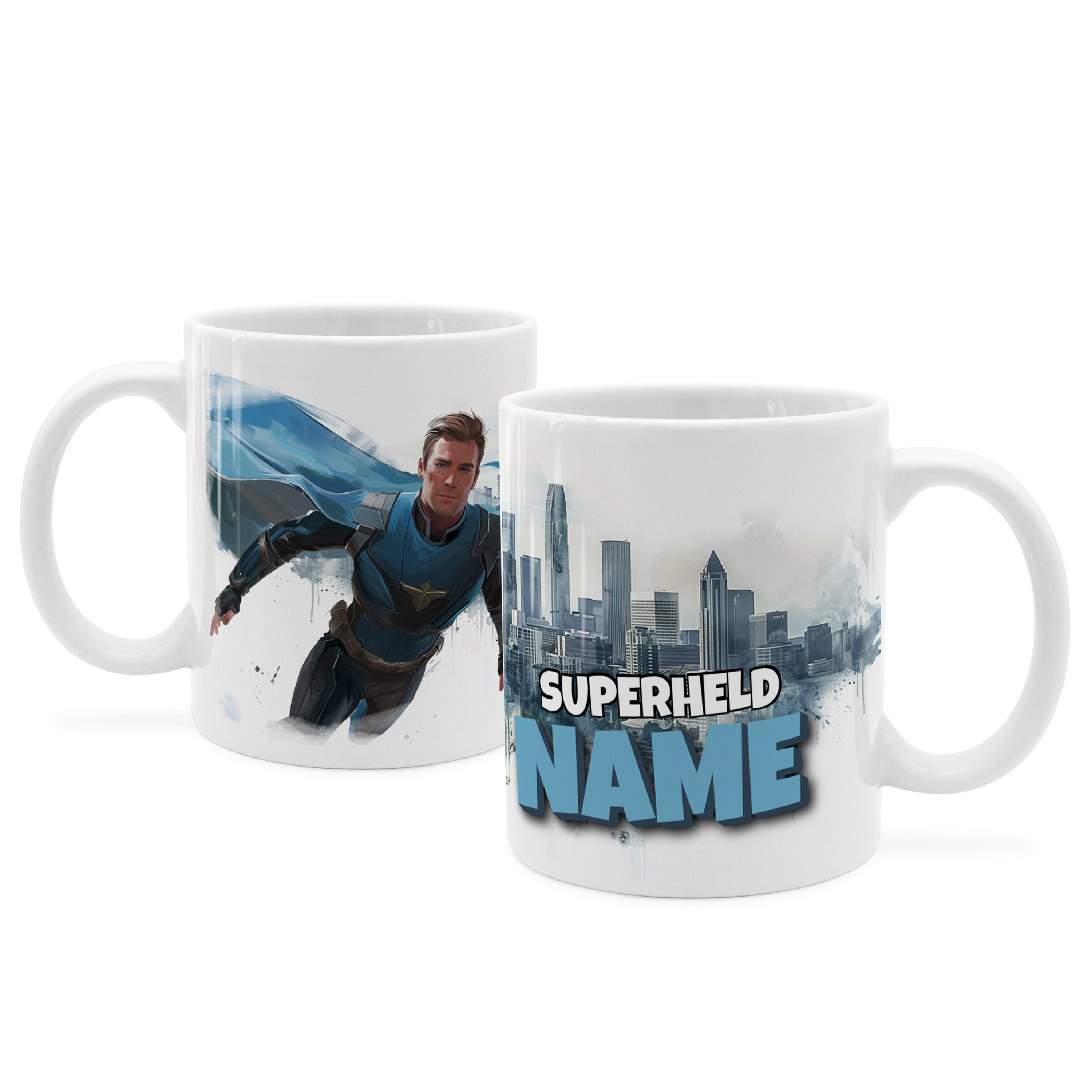 Face Swap Tasse Superheld