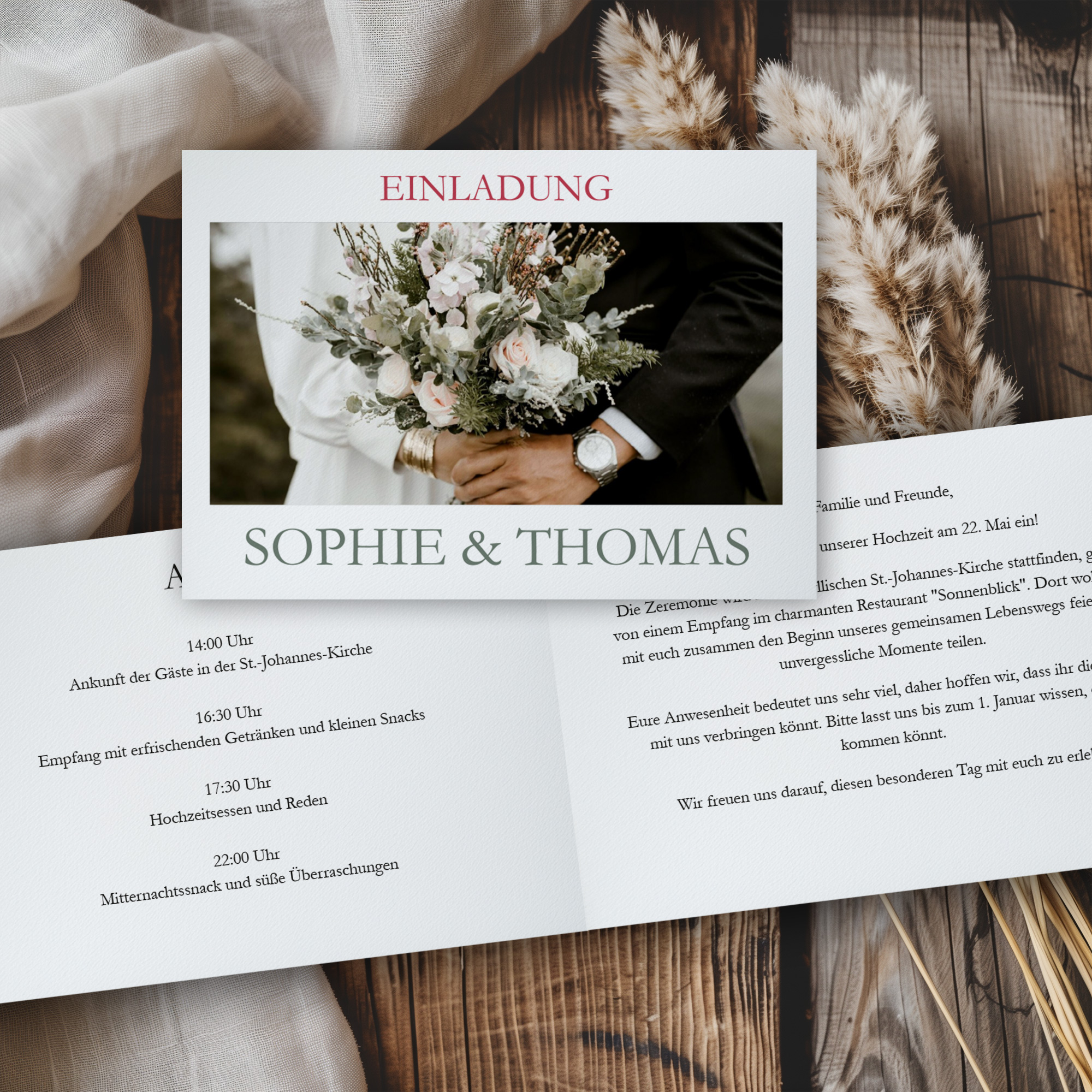 Hochzeitseinladung - Basic