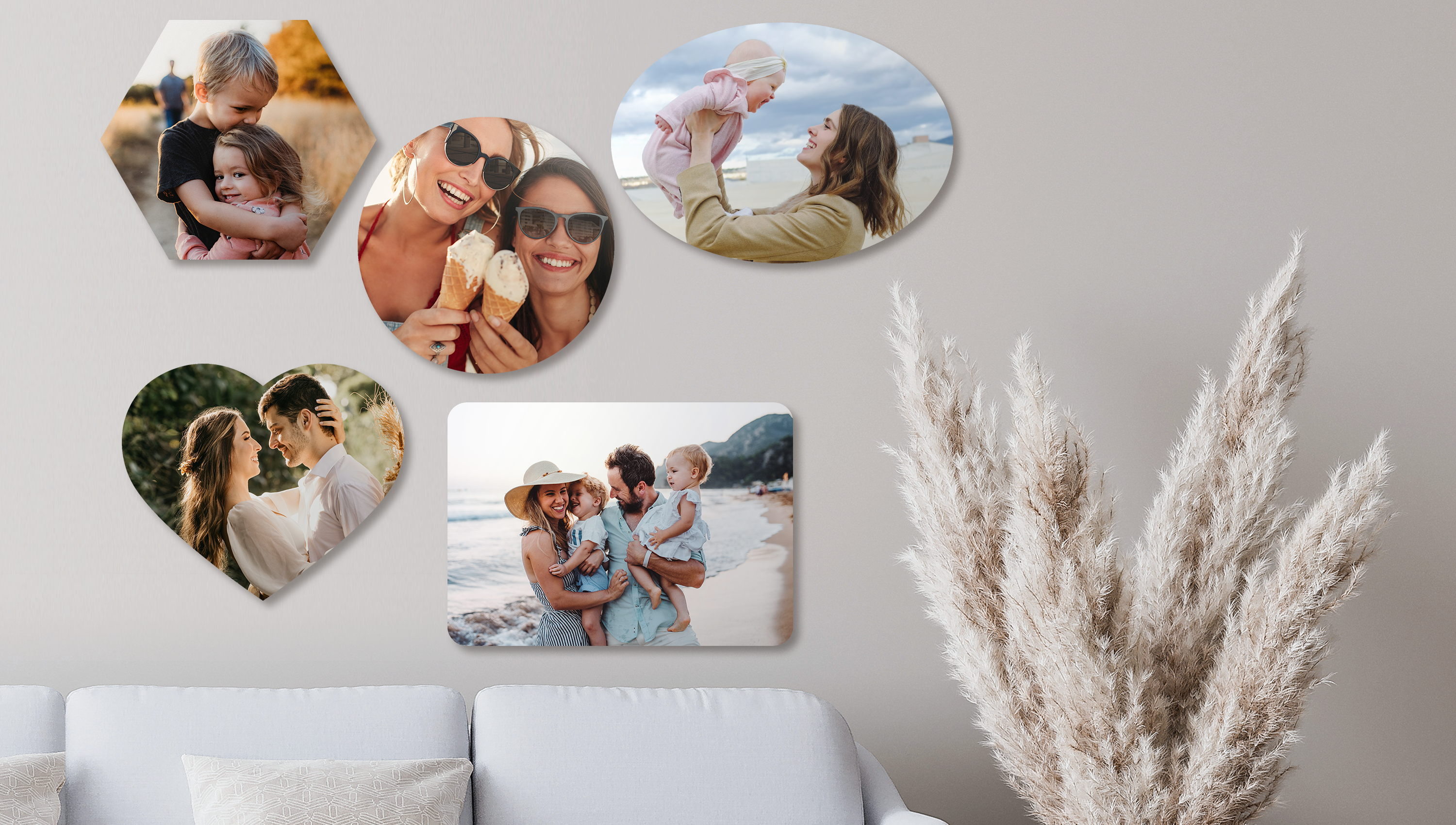 Hexagon Bilder online gestalten als persönliches Geschenk