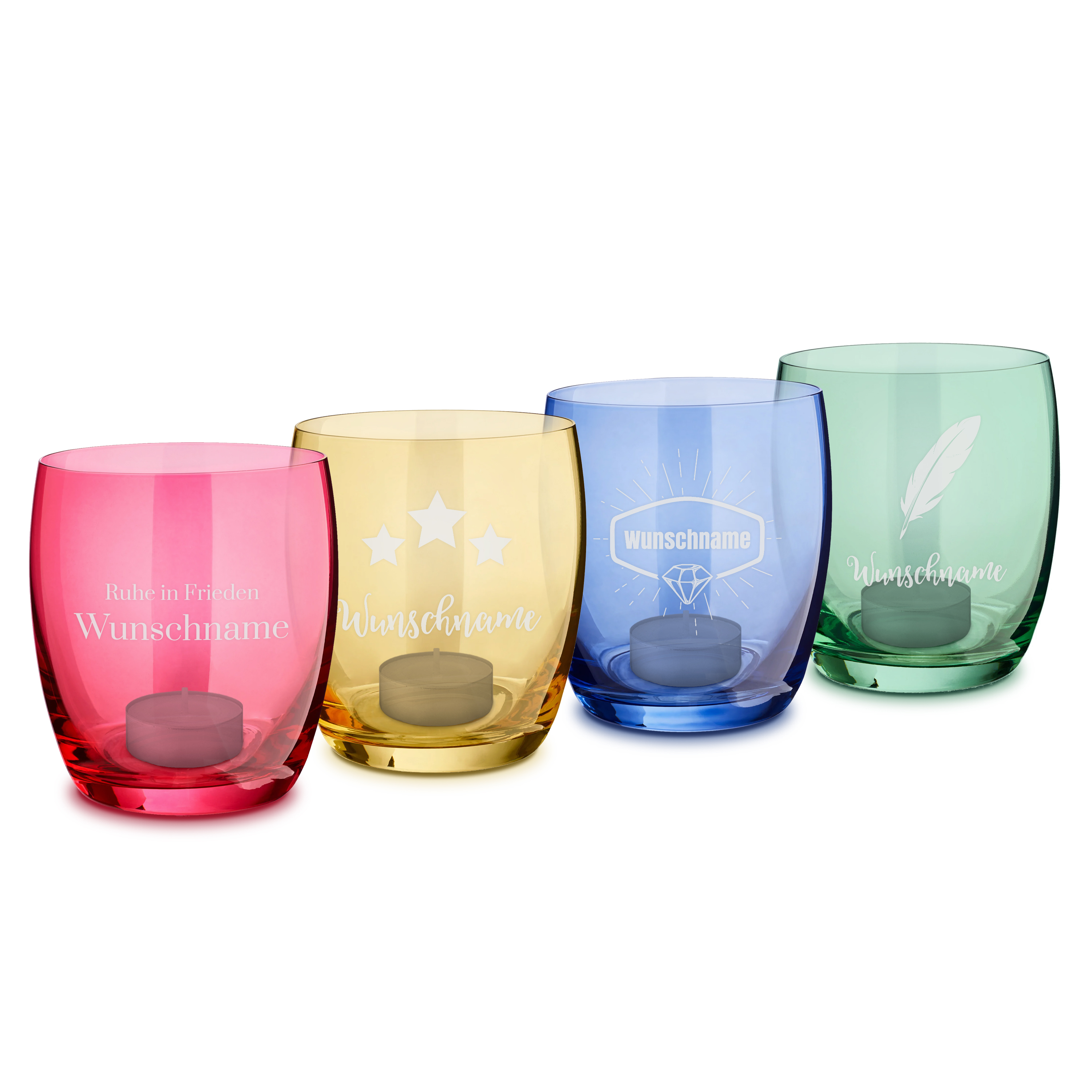 Trauerlicht "Gravur"