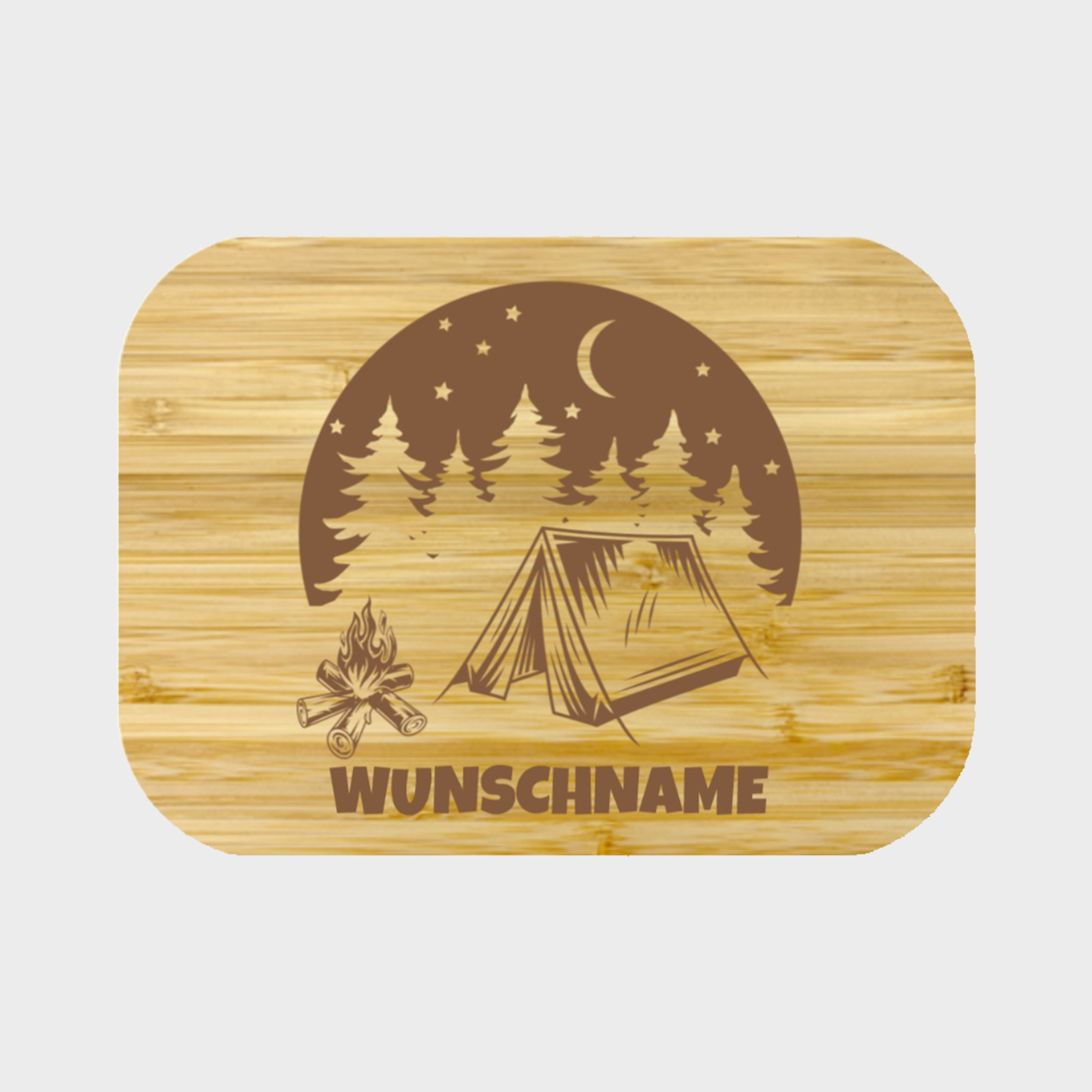 Glas-Frischhaltedose mit Bambusdeckel