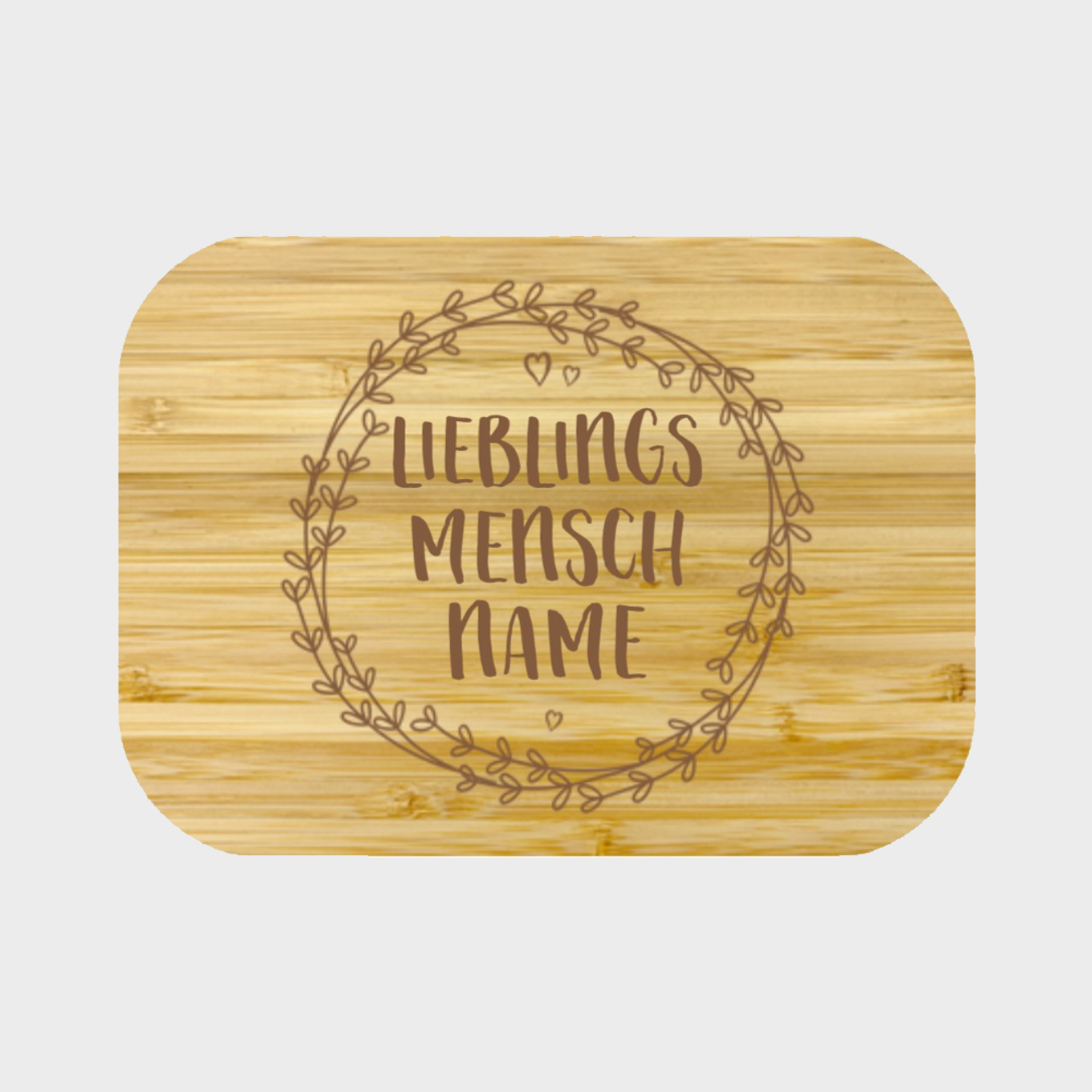 Glas-Frischhaltedose mit Bambusdeckel