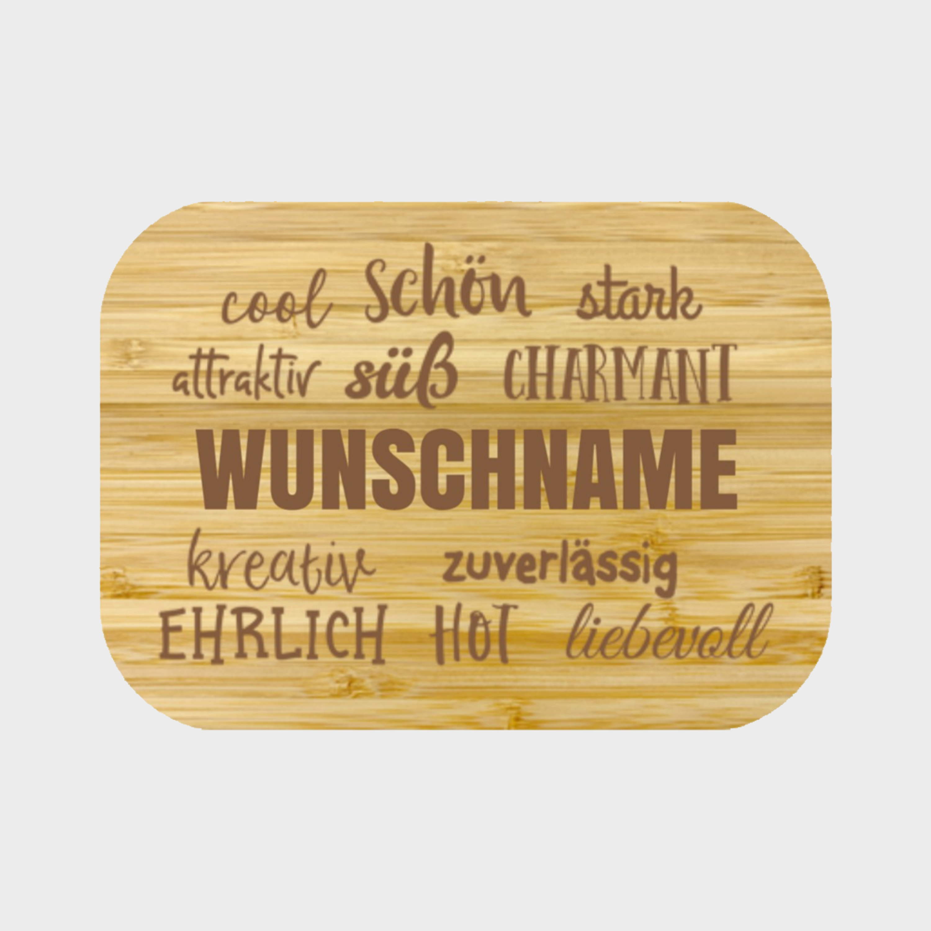 Glas-Frischhaltedose mit Bambusdeckel