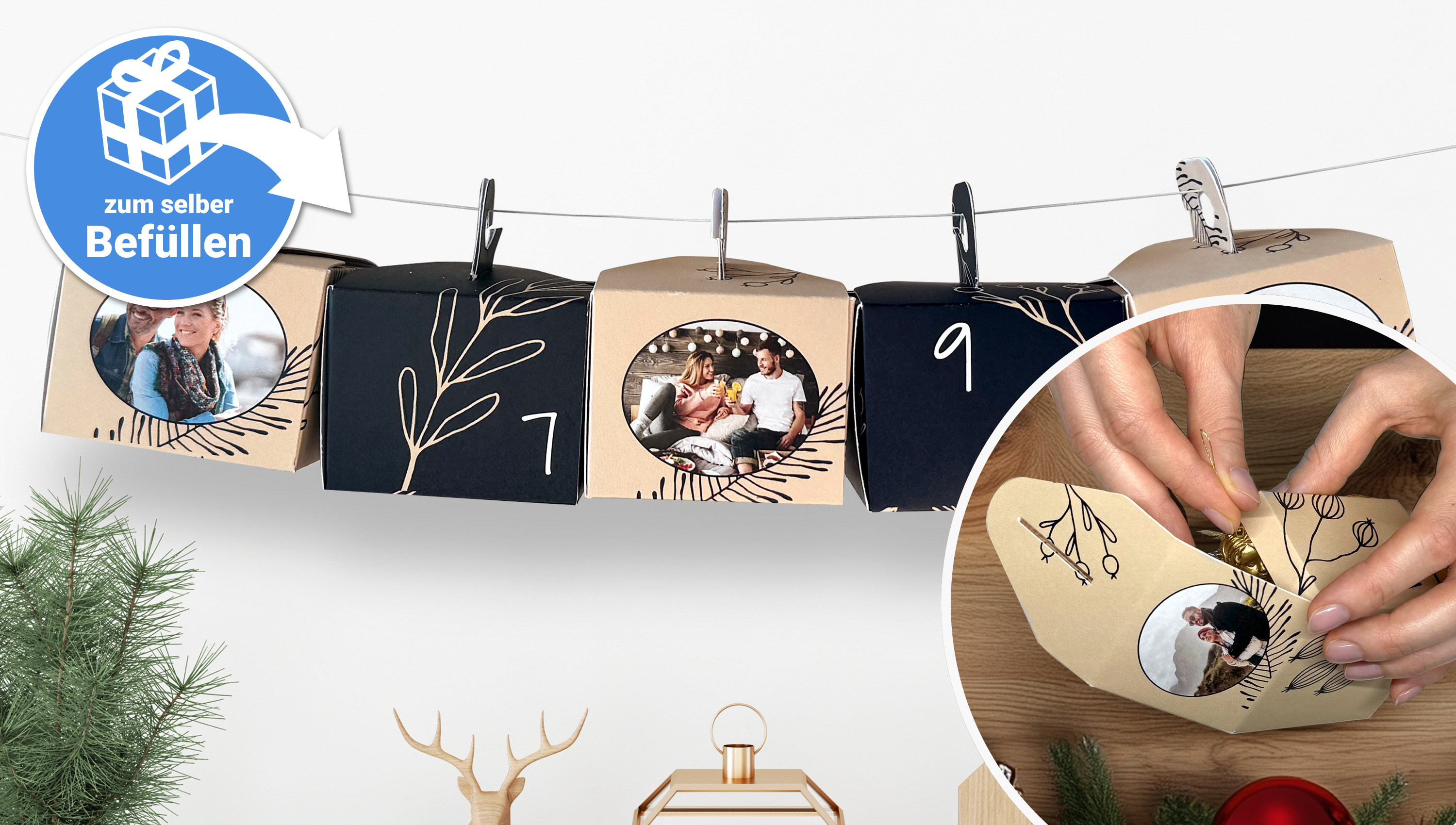 Persönliche Riesen-Adventskalender im XL-Format – kreative Geschenkidee vor Weihnachten