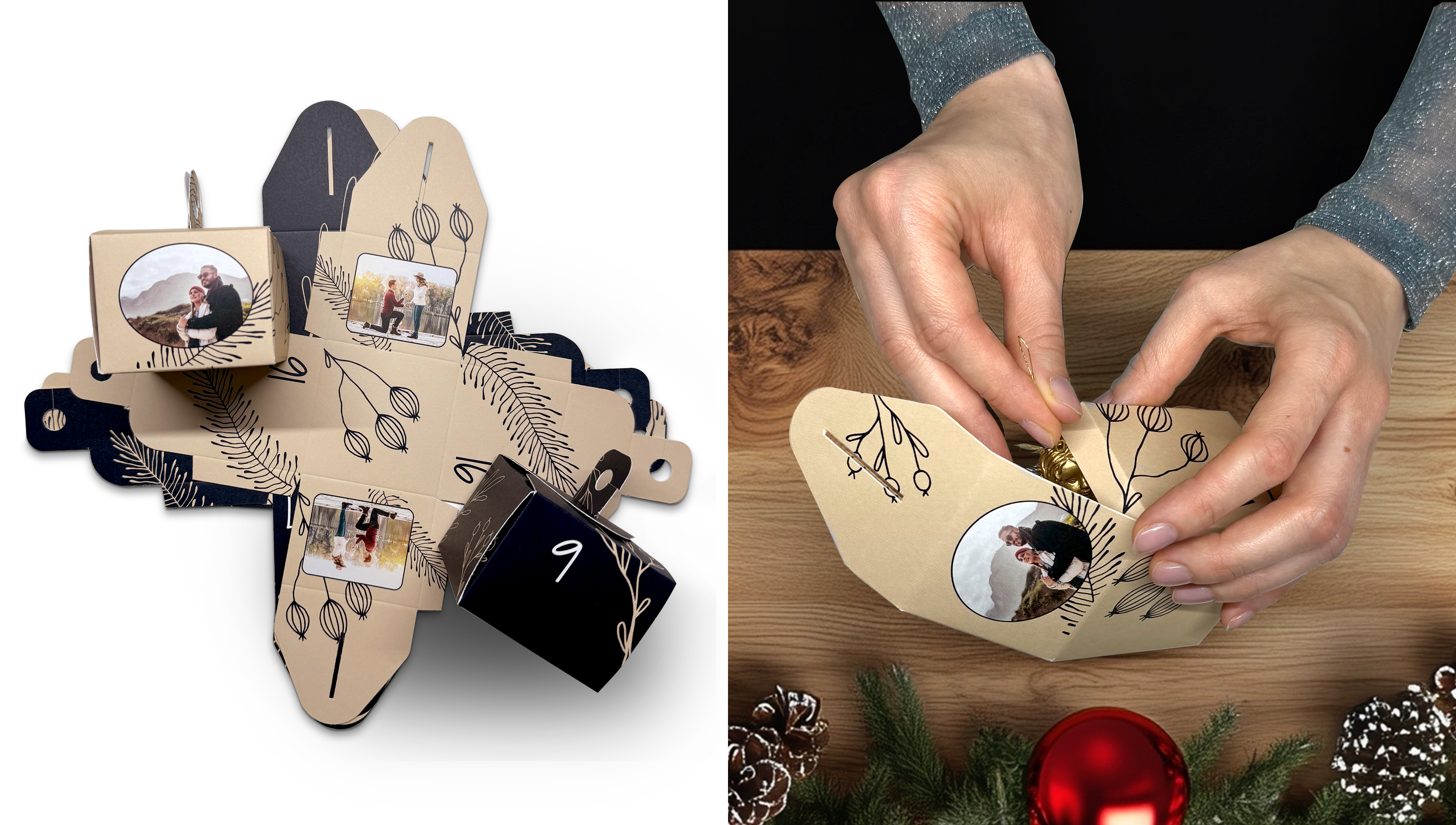 DIY Adventskalender personalisiert als Geschenk oder Dekoration