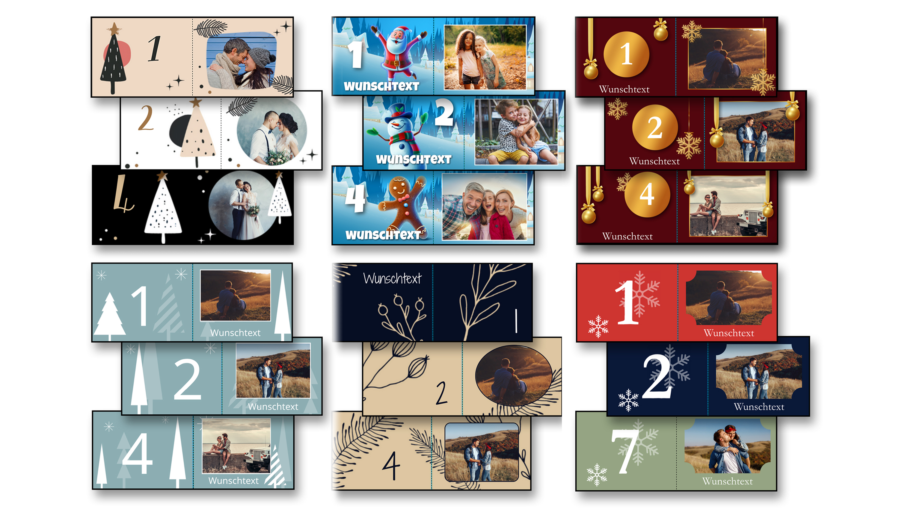 Ideen für deine Adventskalender Boxen zum Befüllen