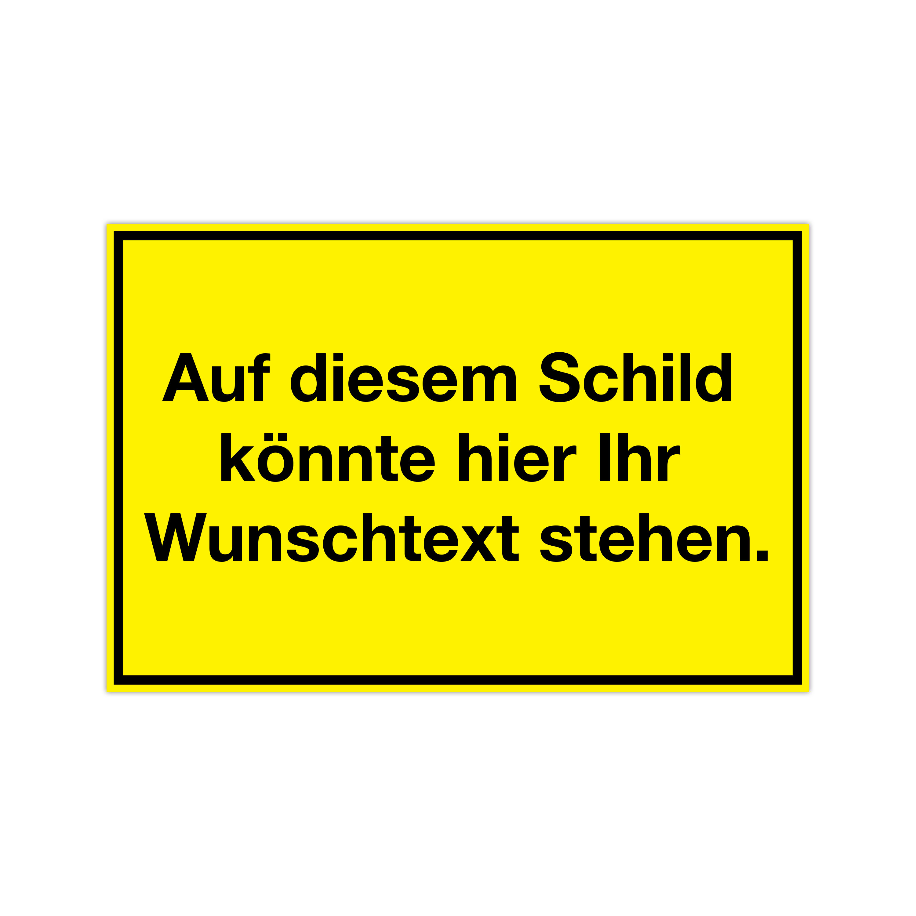 Warnschilder