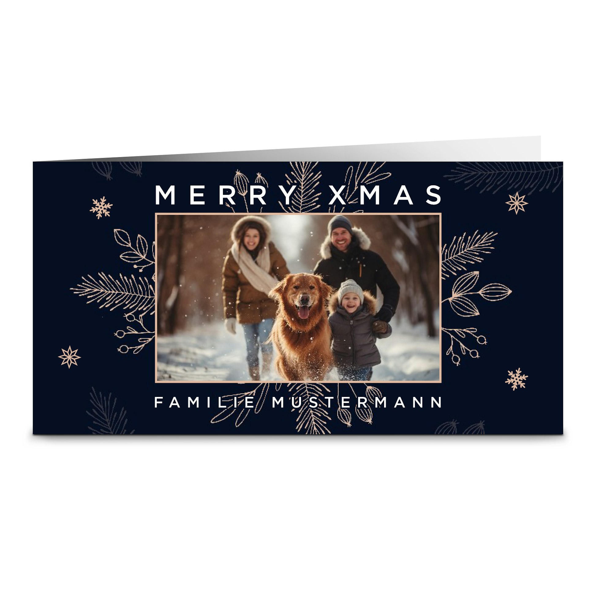 Personalisierte Weihnachtskarten selbst gestalten