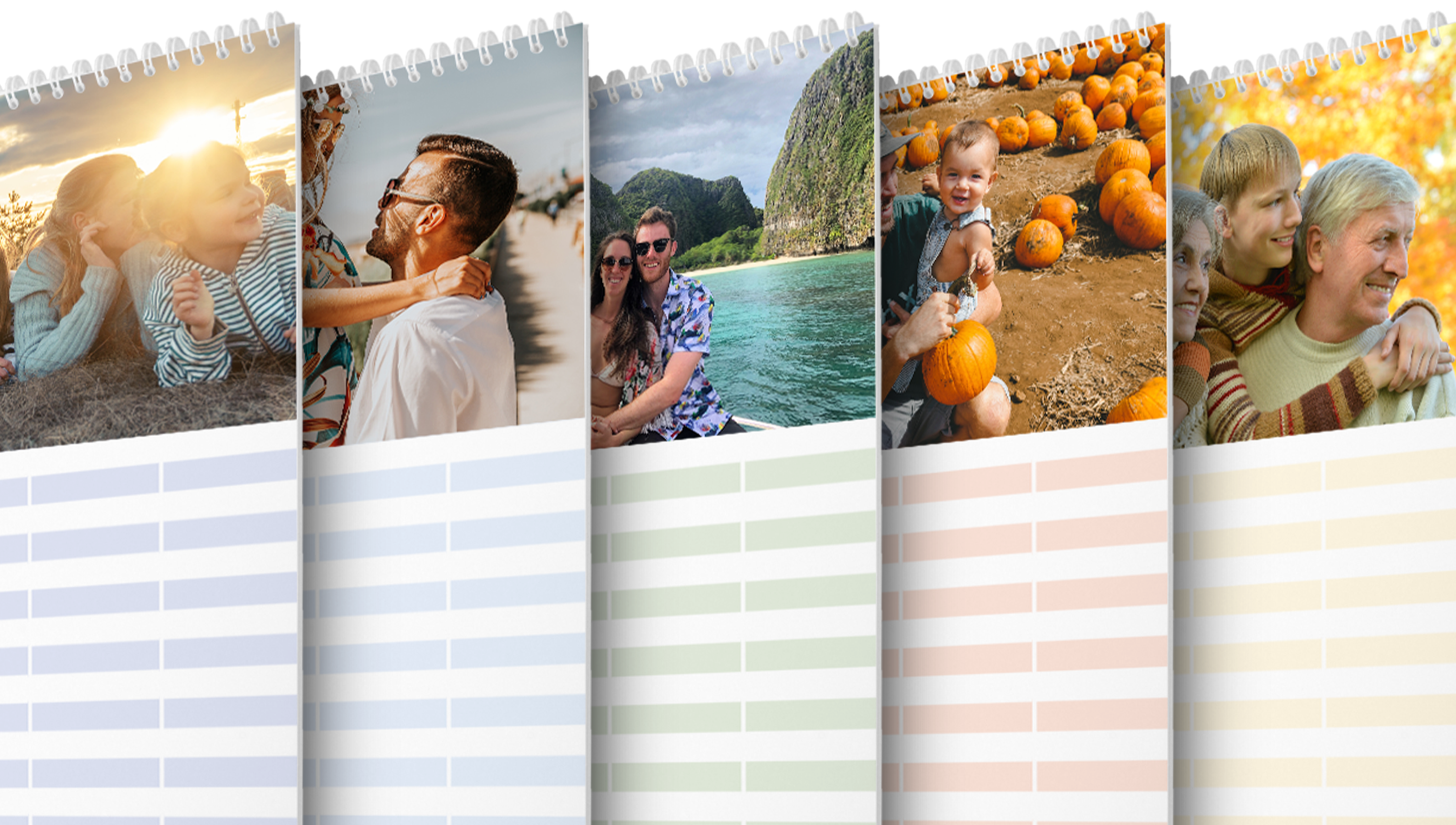 Familienkalender mit Foto als Organisationshelfer und Geburtstagskalender