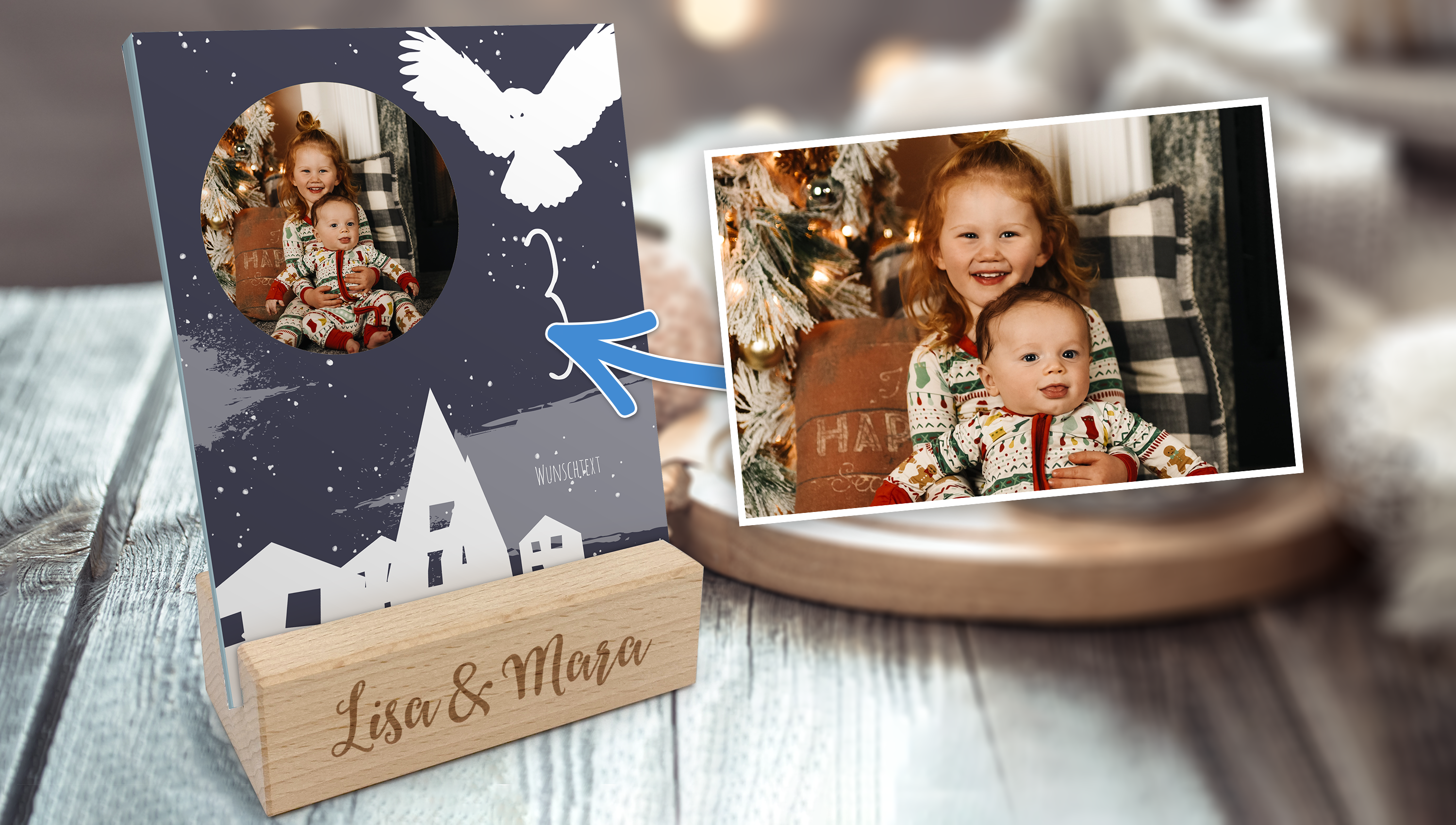 Individuelle Adventskalender für Kinder mit Schokolade