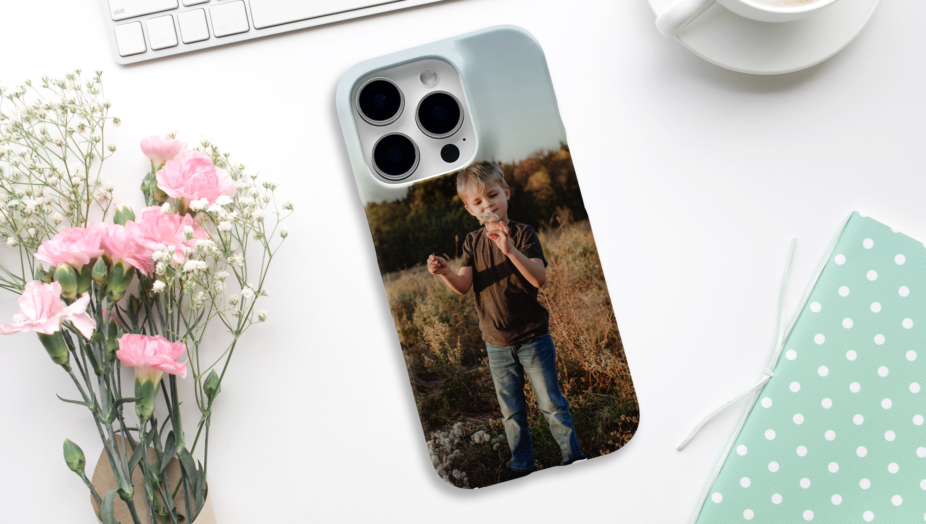 iPhone 16 Pro Smartphonehülle mit Foto, Namen oder Wunschtext