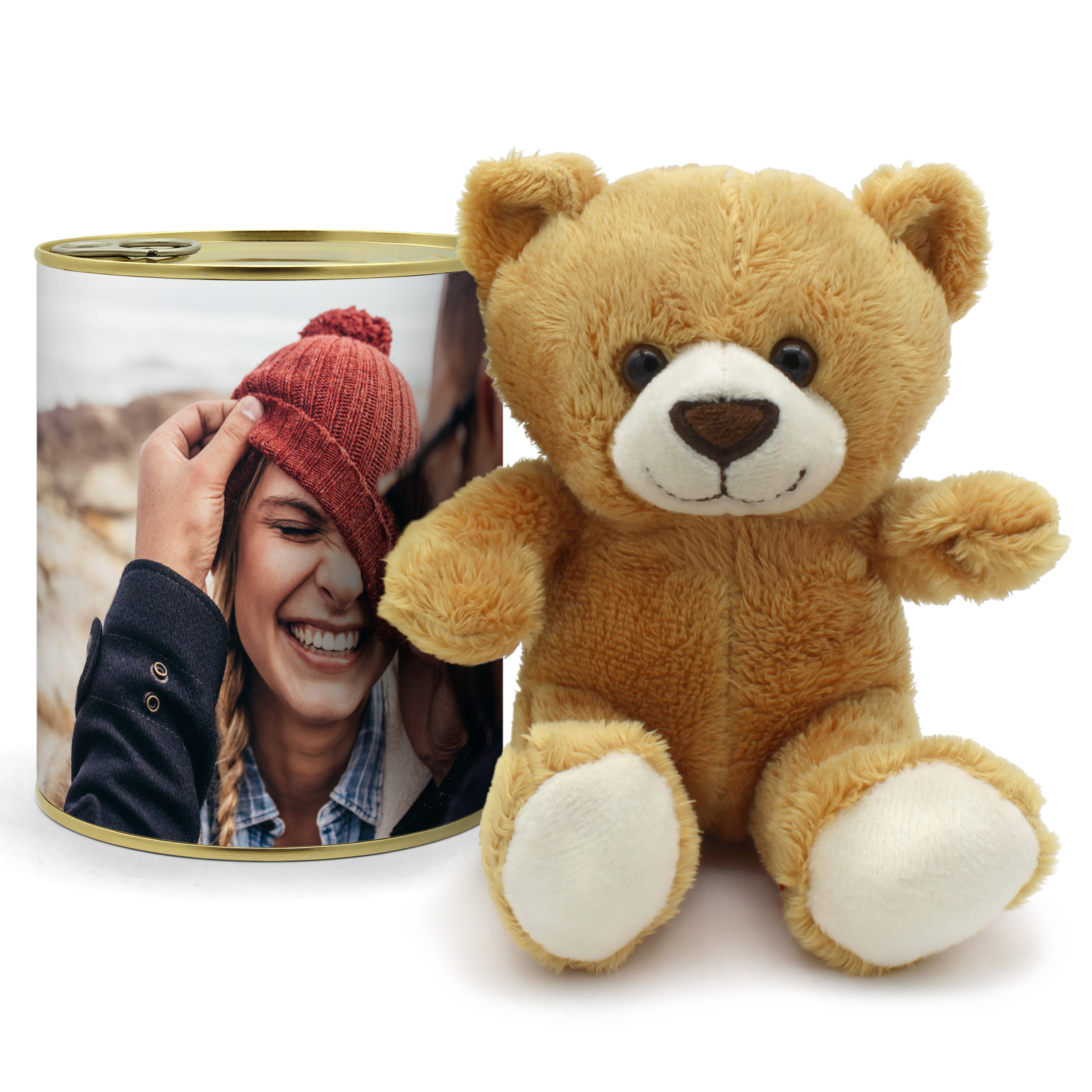 Teddy in Konservendose