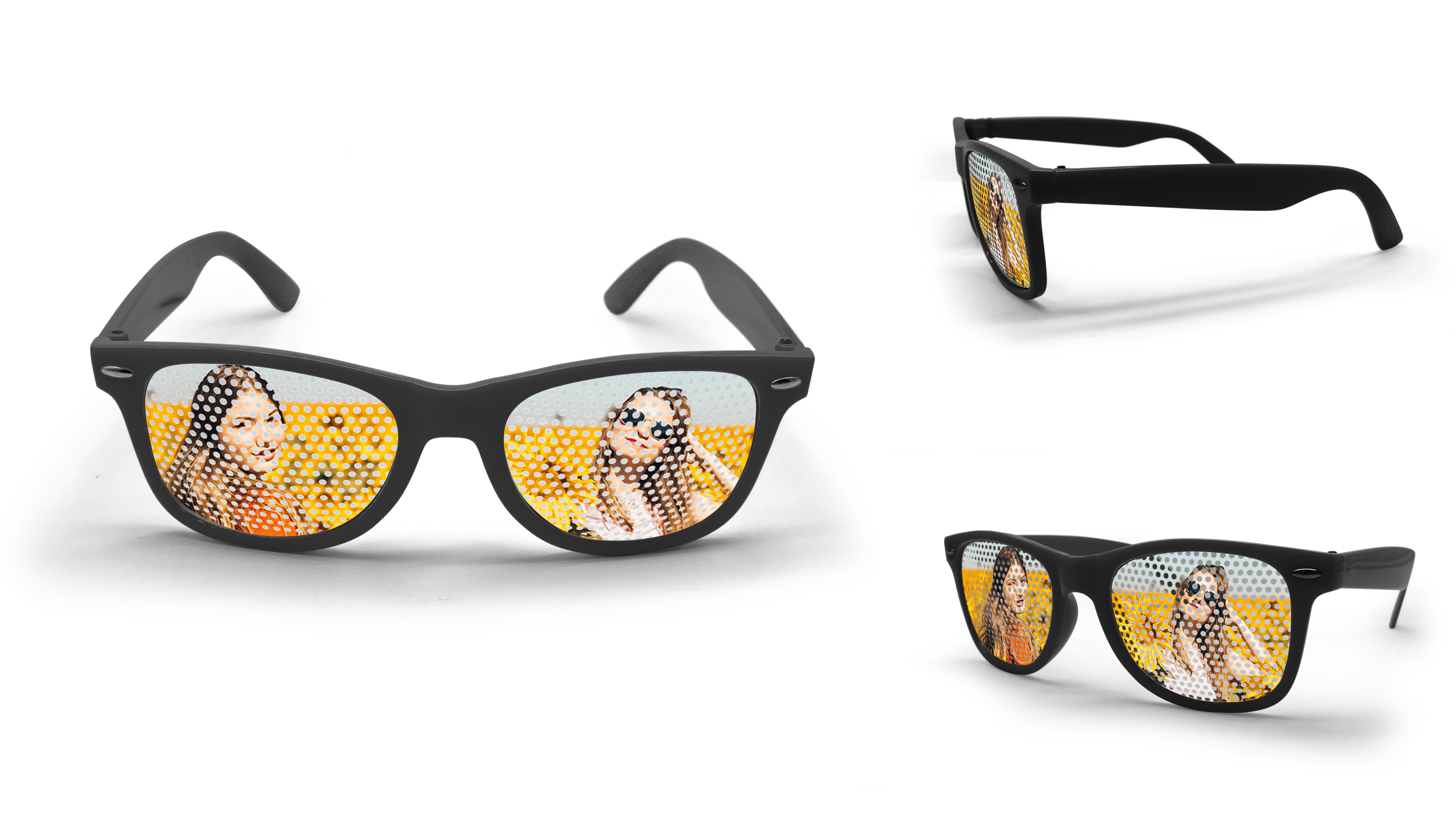 Accessoire für Fußball-Fans: Fan-Brille im Flaggen-Design