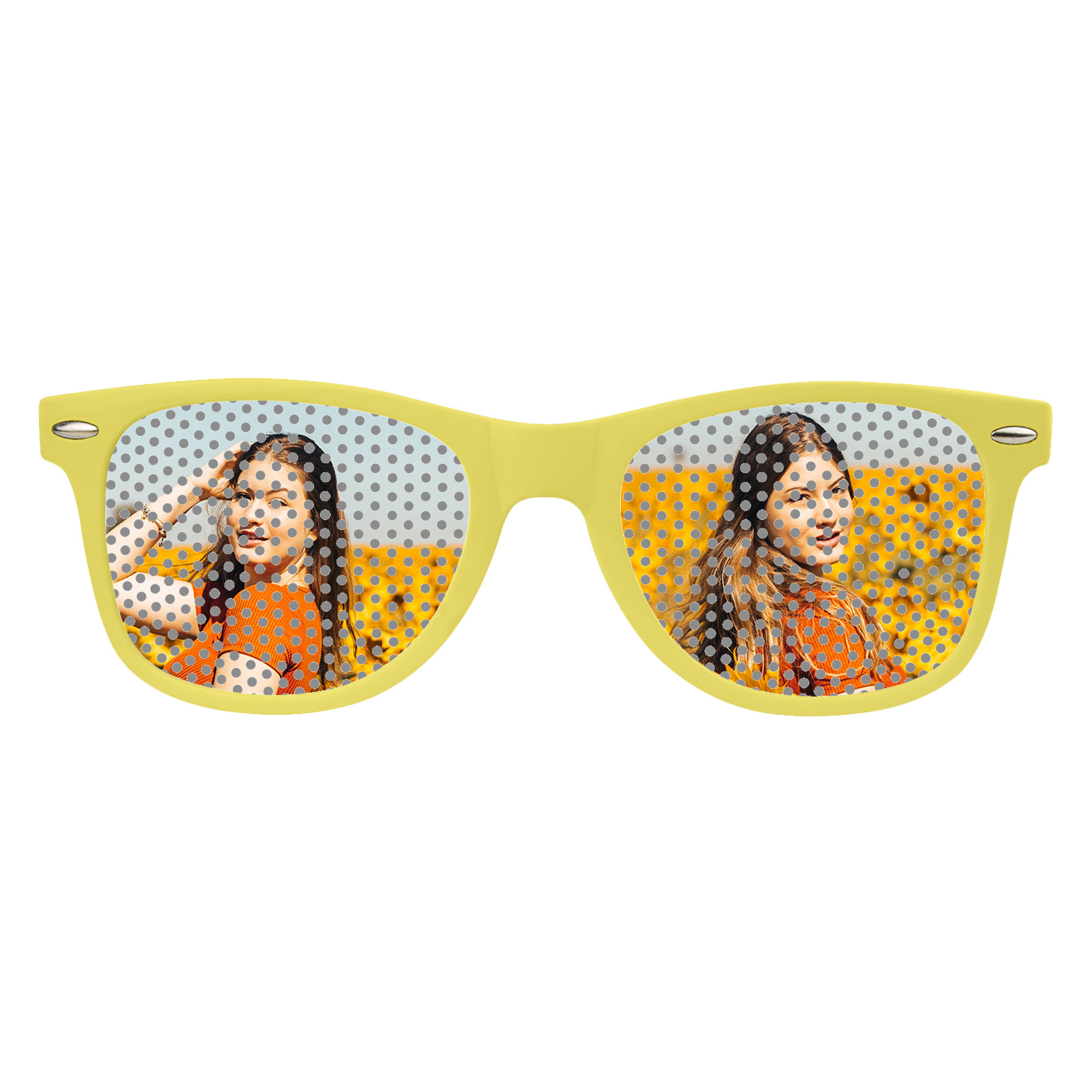 Brille Gelb