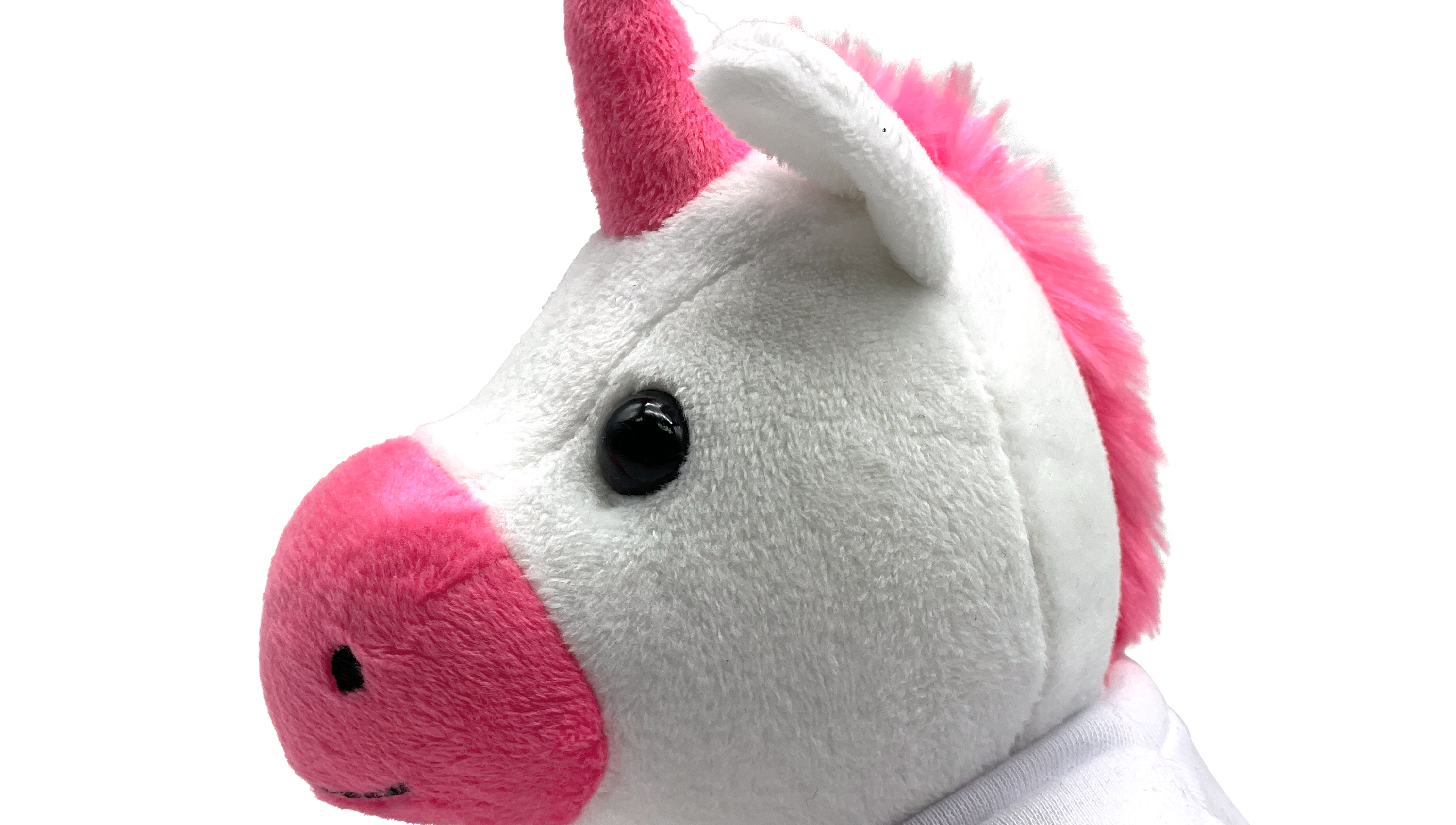Einhorn Kuscheltier mit Namen bedrucken