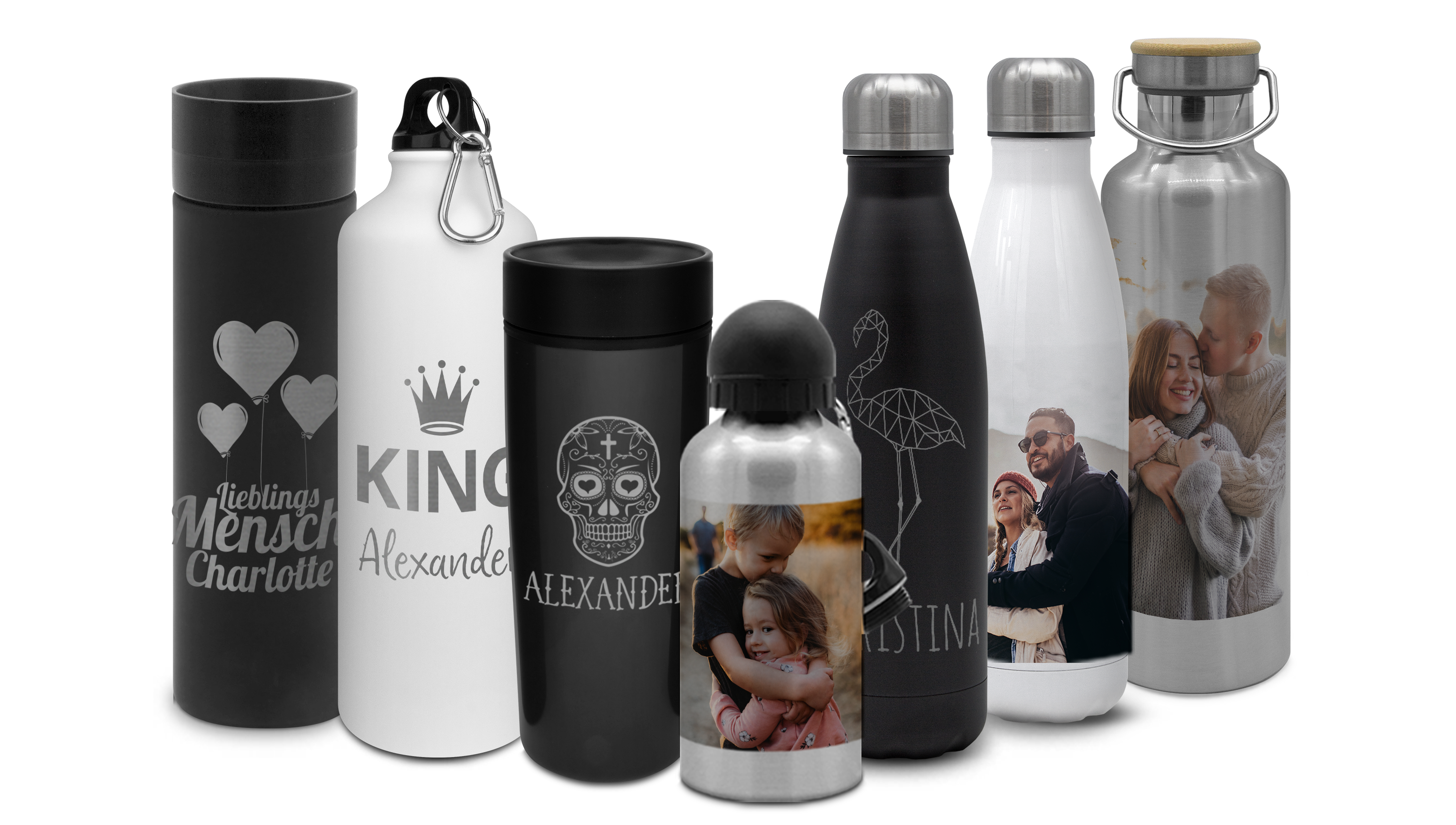 Individuelle Trinkflasche selbst gestalten