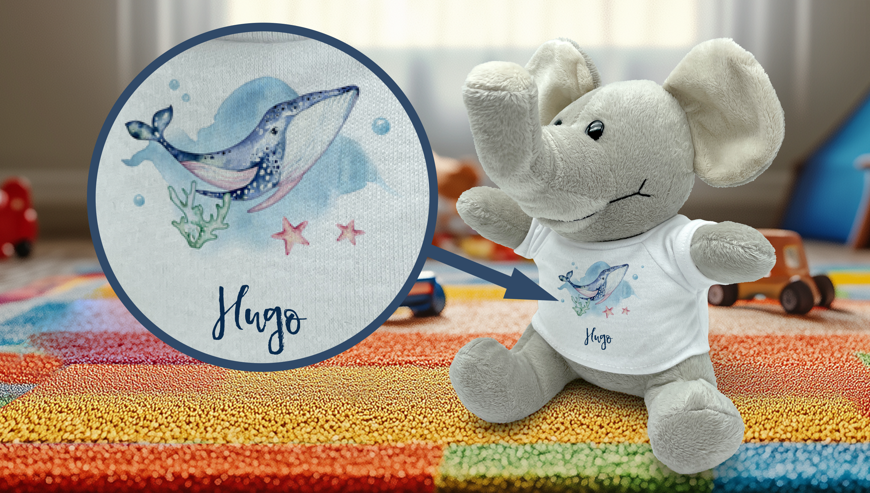 Persönliches Geschenk: Dein personalisierter Fotoelefant