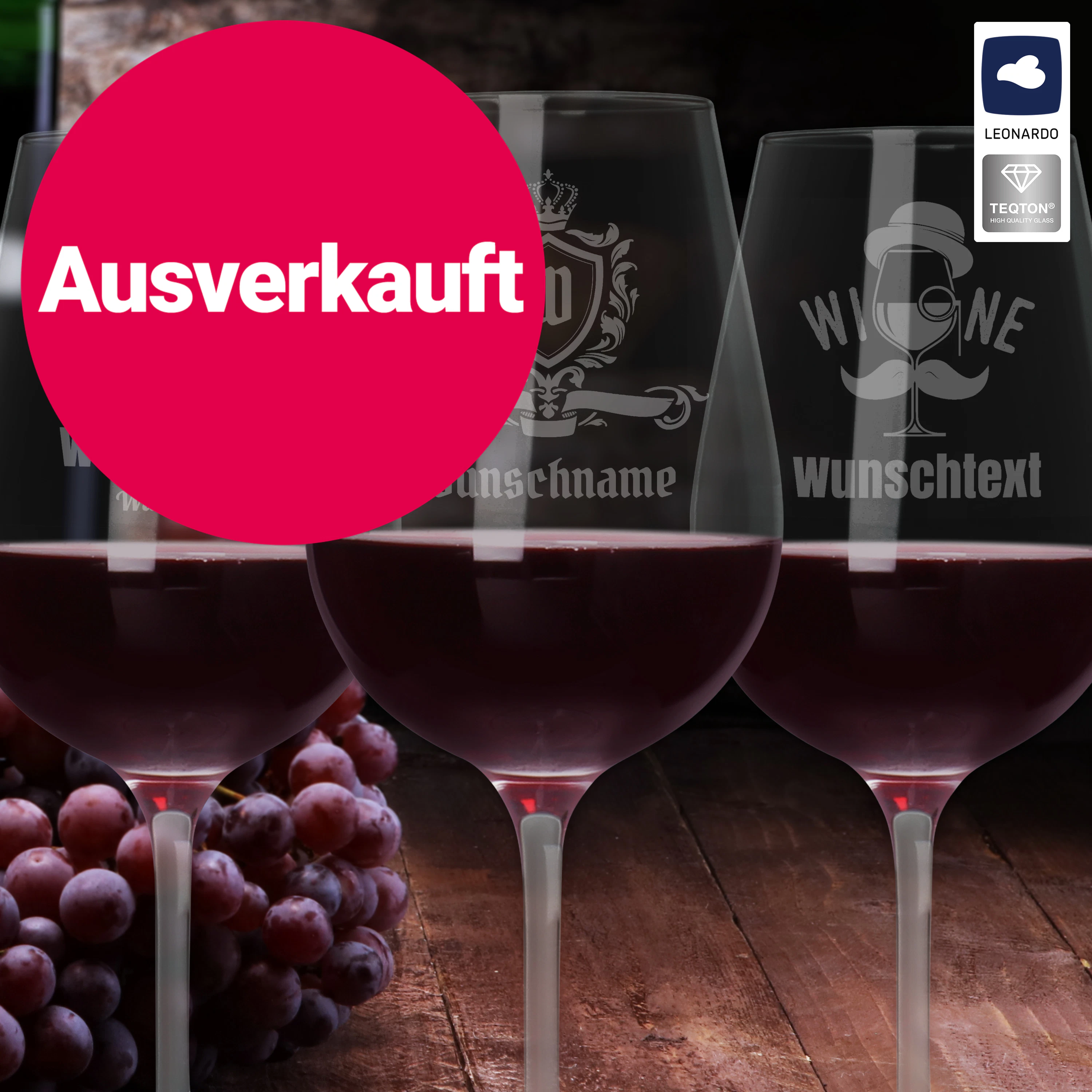 Personalisierte Weingläser mit Gravur selbst gestalten