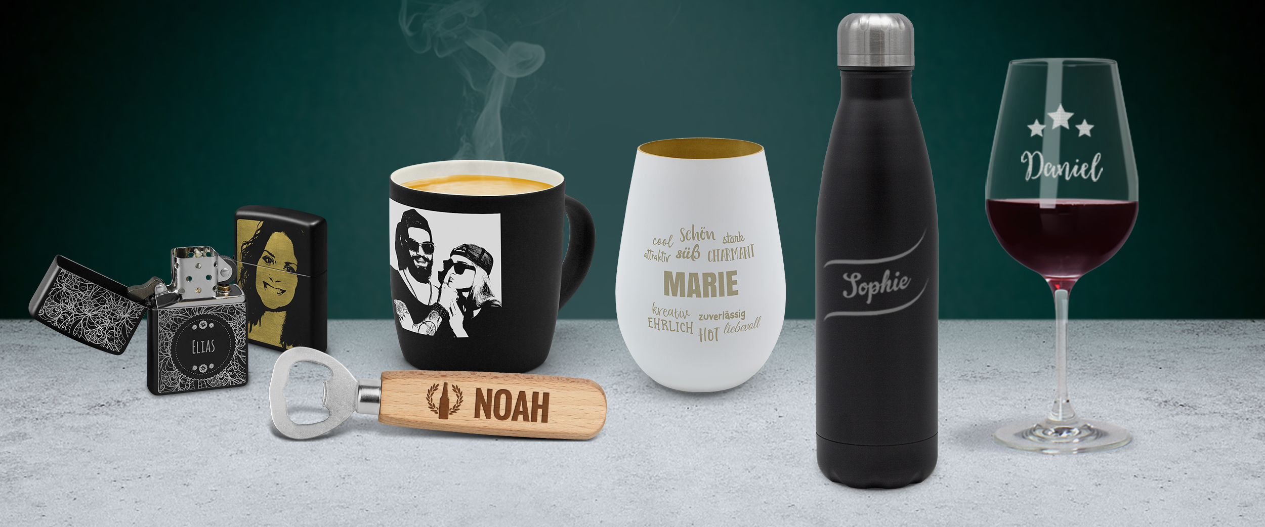Geschenke mit Gravur selbst gestalten