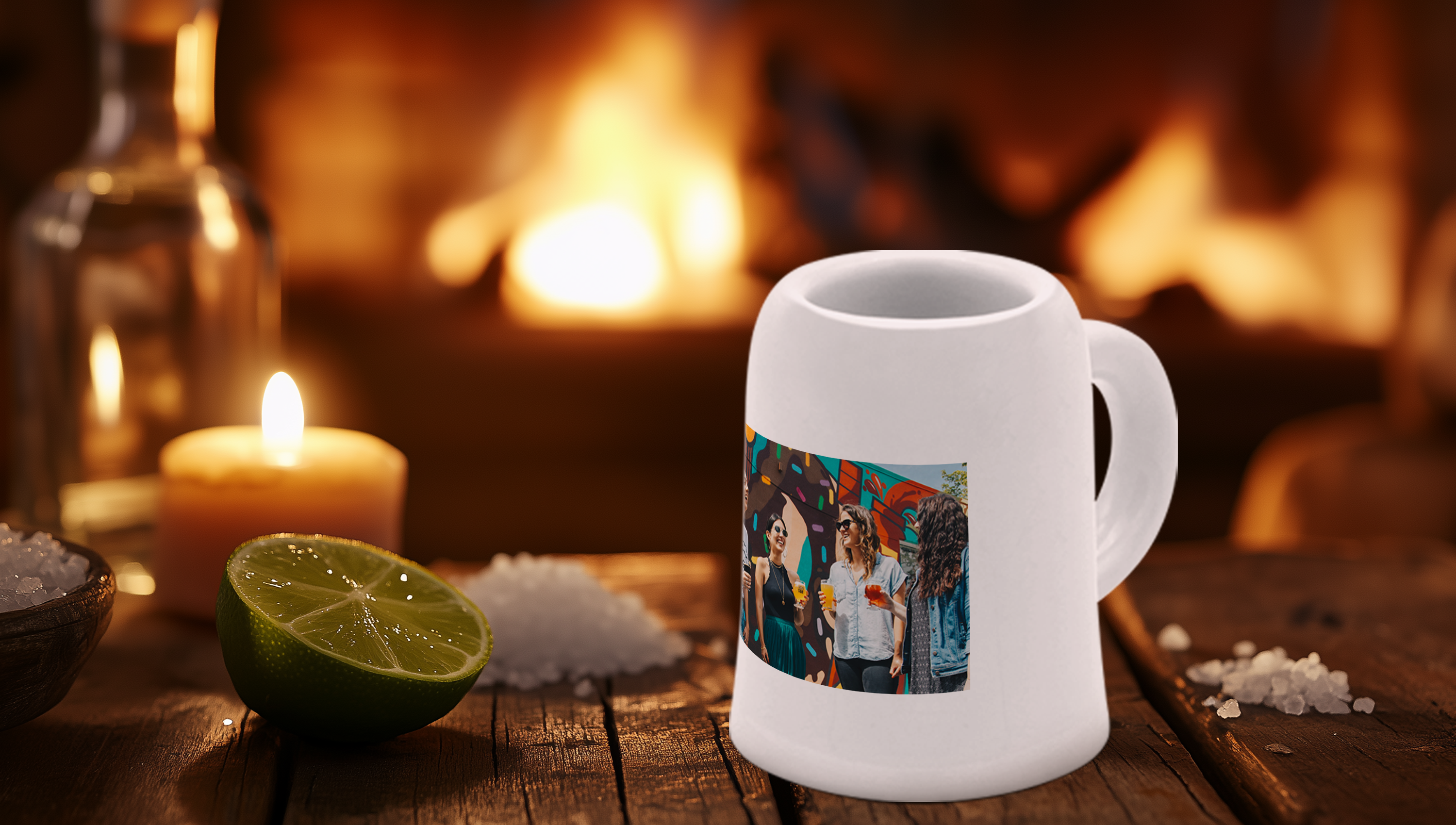Mini-Maßkrug mit Namen oder Foto personalisieren