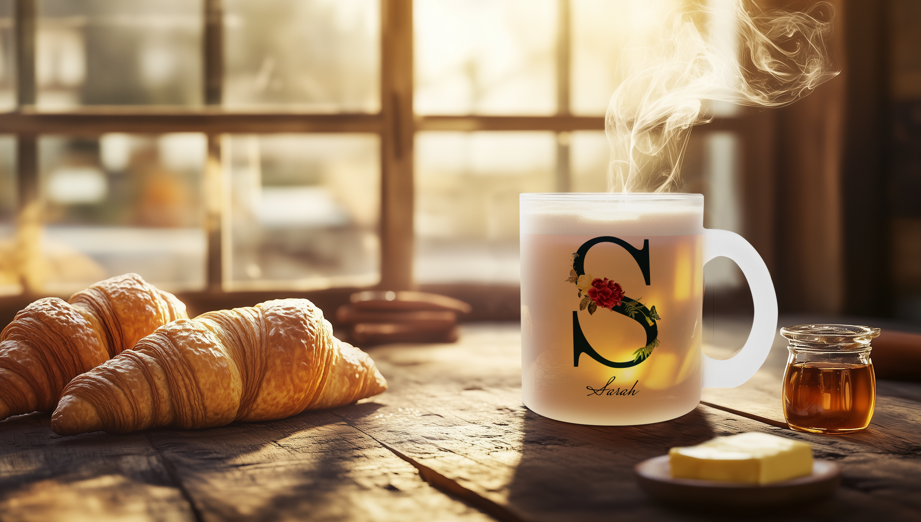 Gläser bedrucken: Kaffeegläser und Teegläser mit Foto oder Namen personalisiert