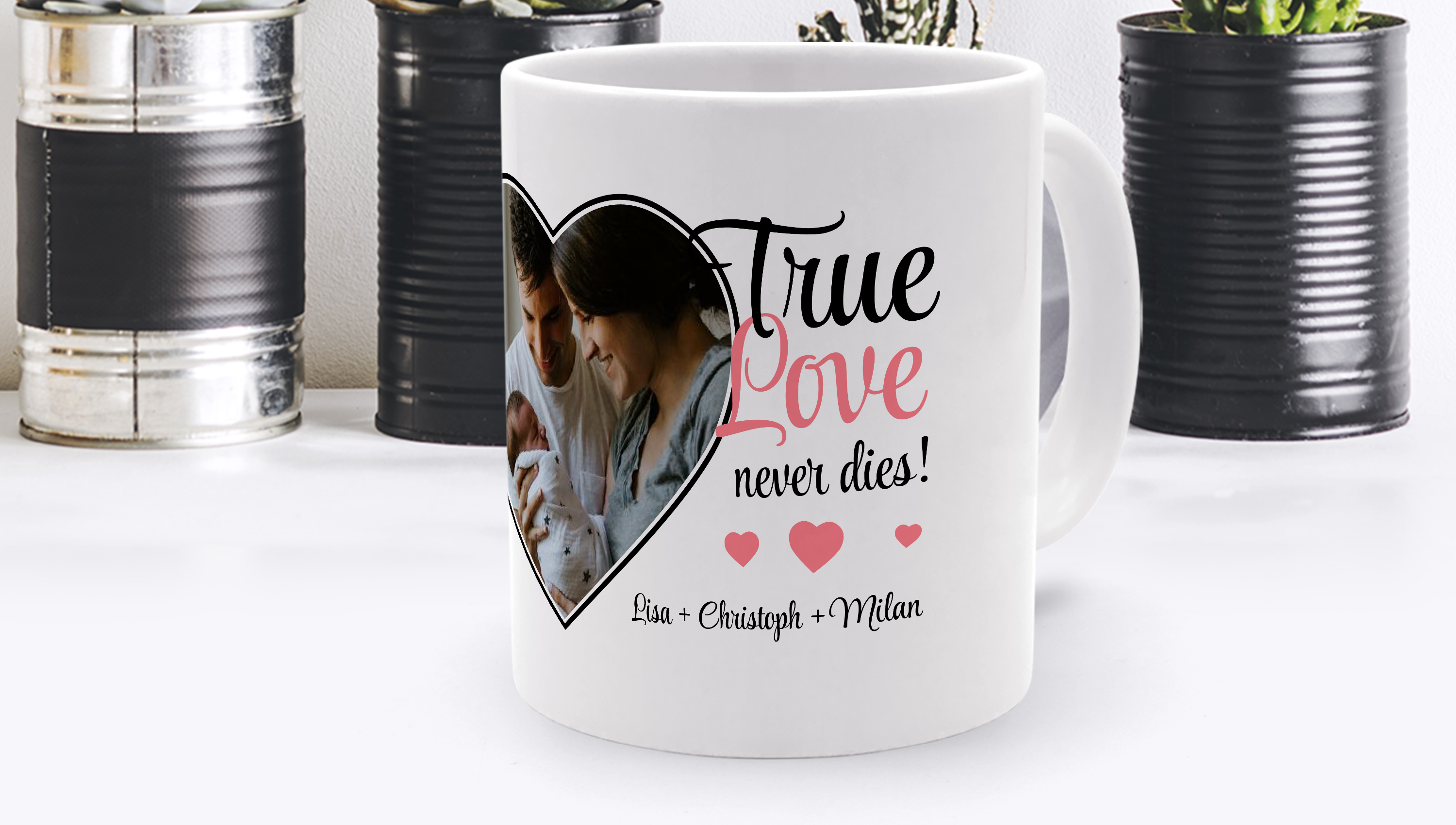 Fototasse bedrucken: Personalisierte Tasse gestalten
