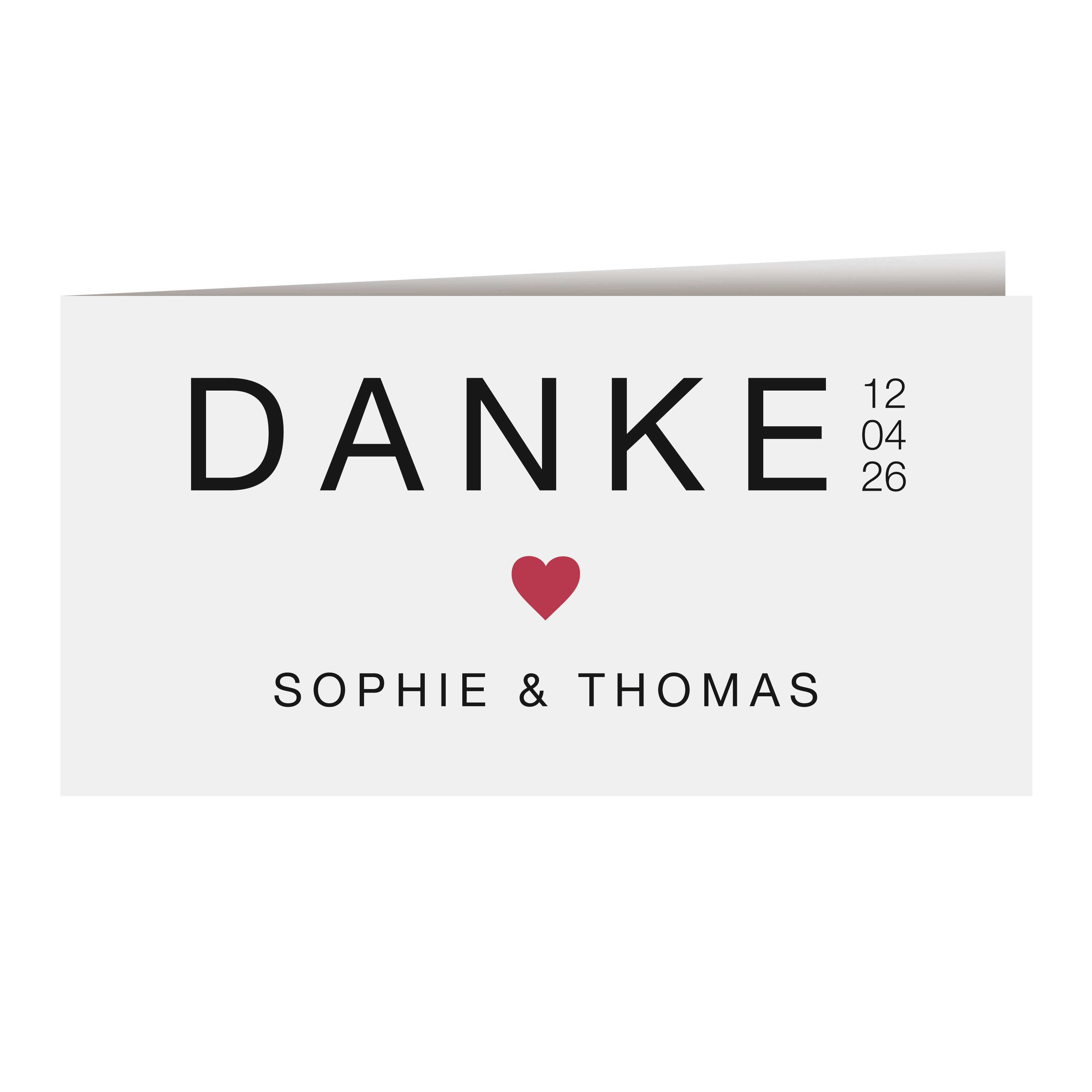 Dankeskarte Hochzeit