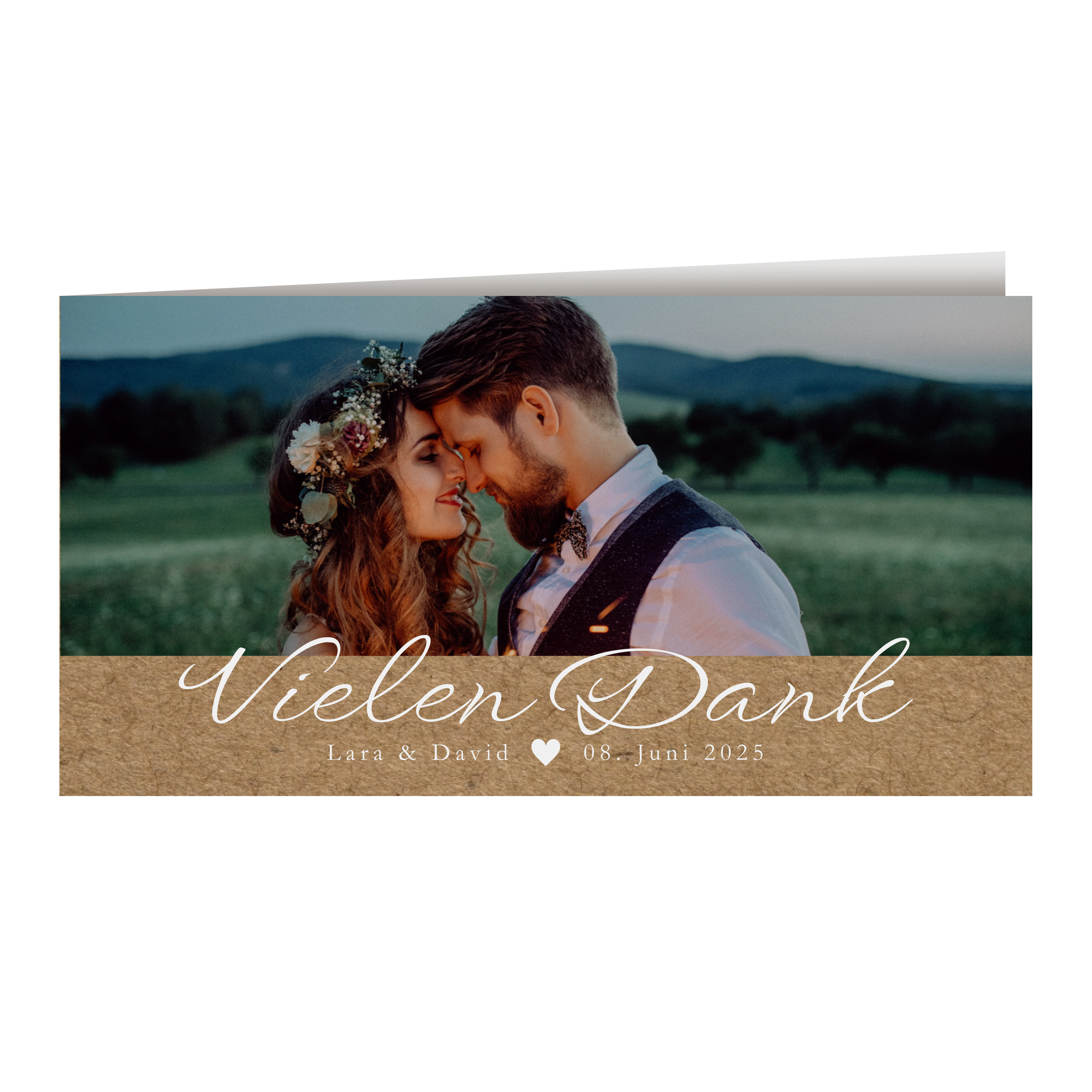 Dankeskarte Hochzeit