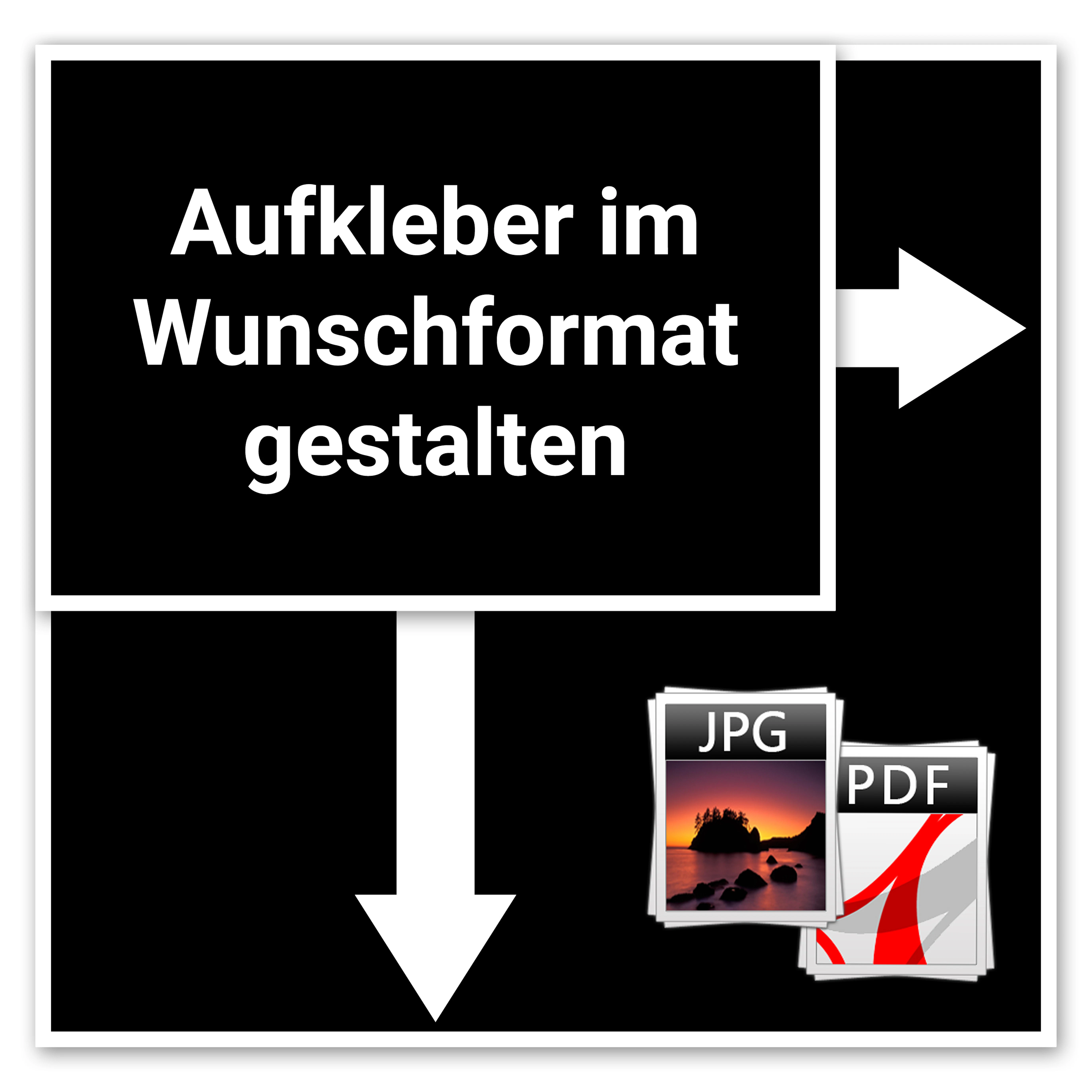 Aufkleber drucken lassen - Sticker online günstig | PrintPlanet