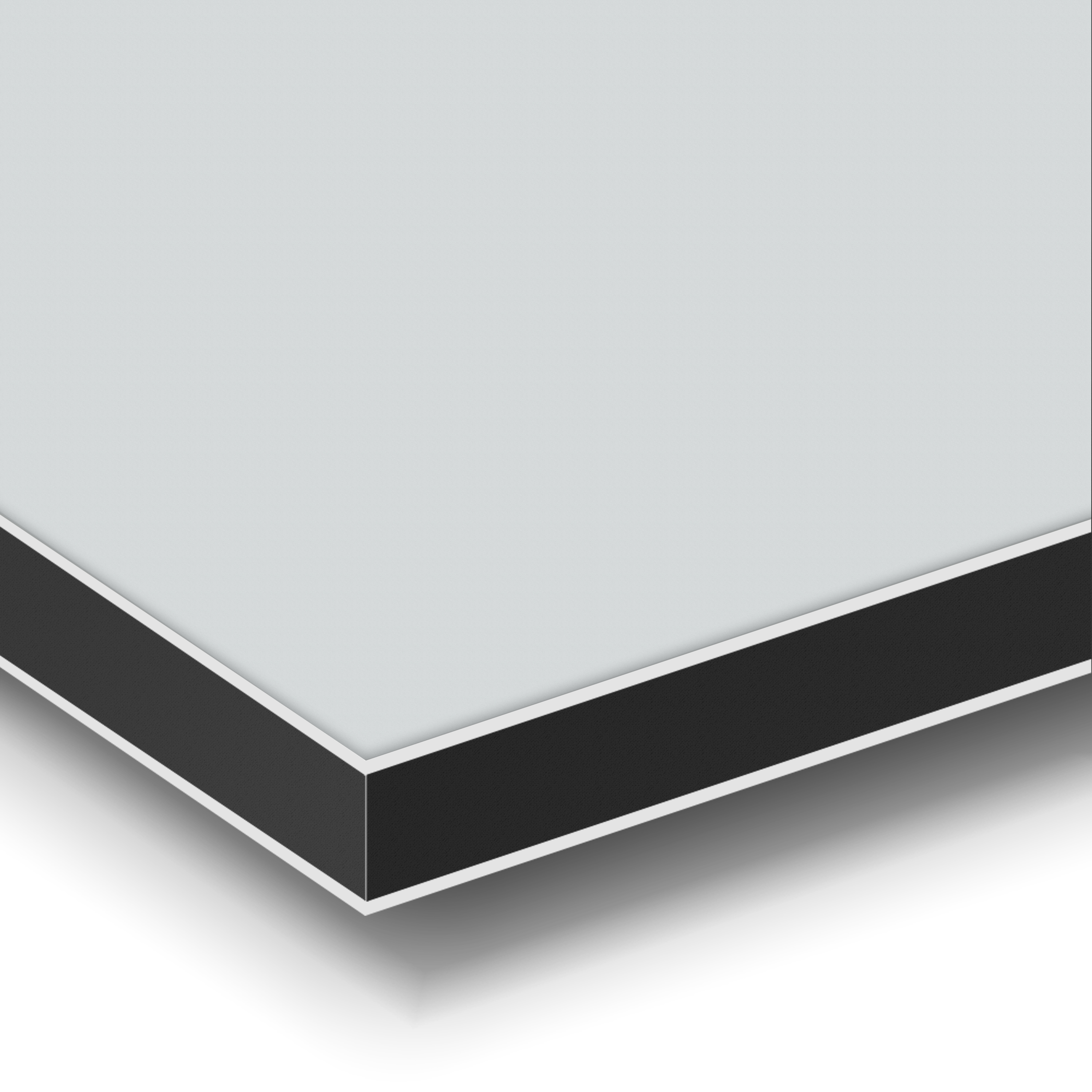 Alu-Dibond Weiß
