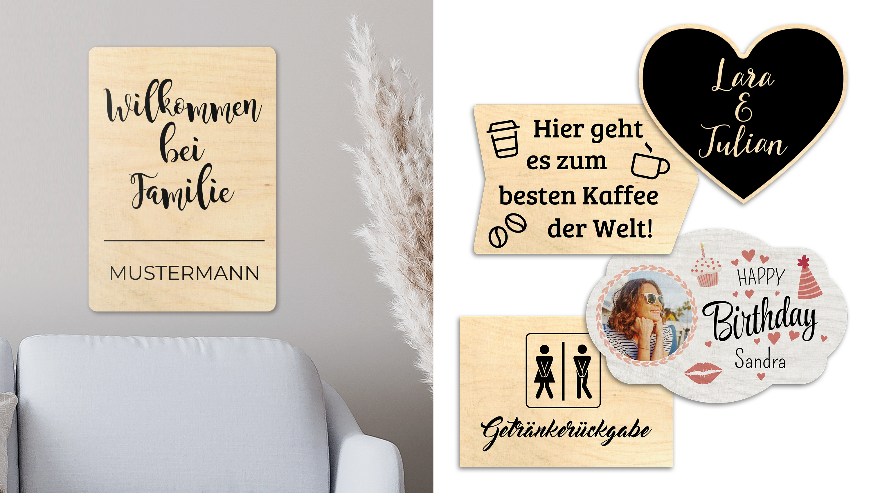 Kreative Deko-Schilder selber machen