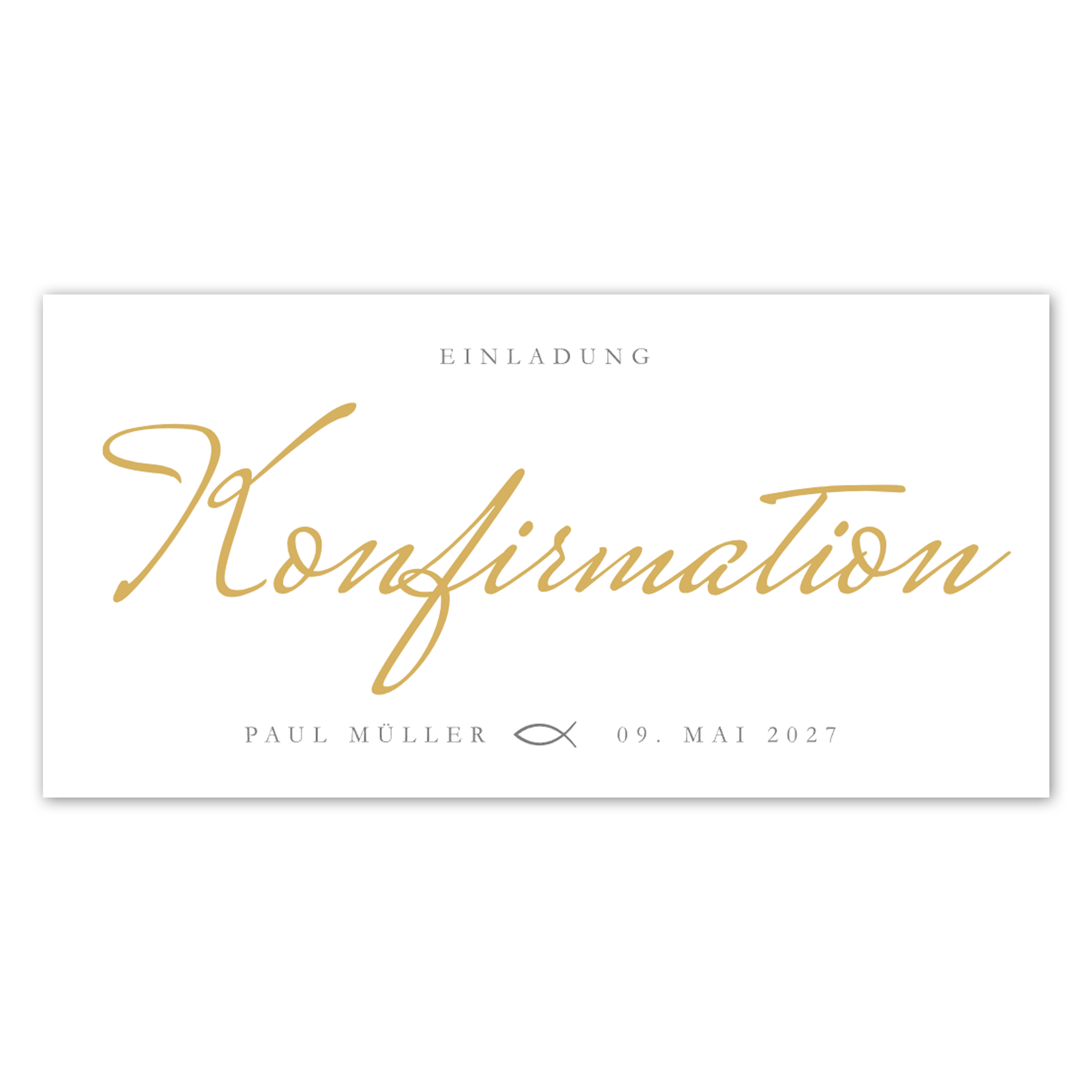 Konfirmationseinladung