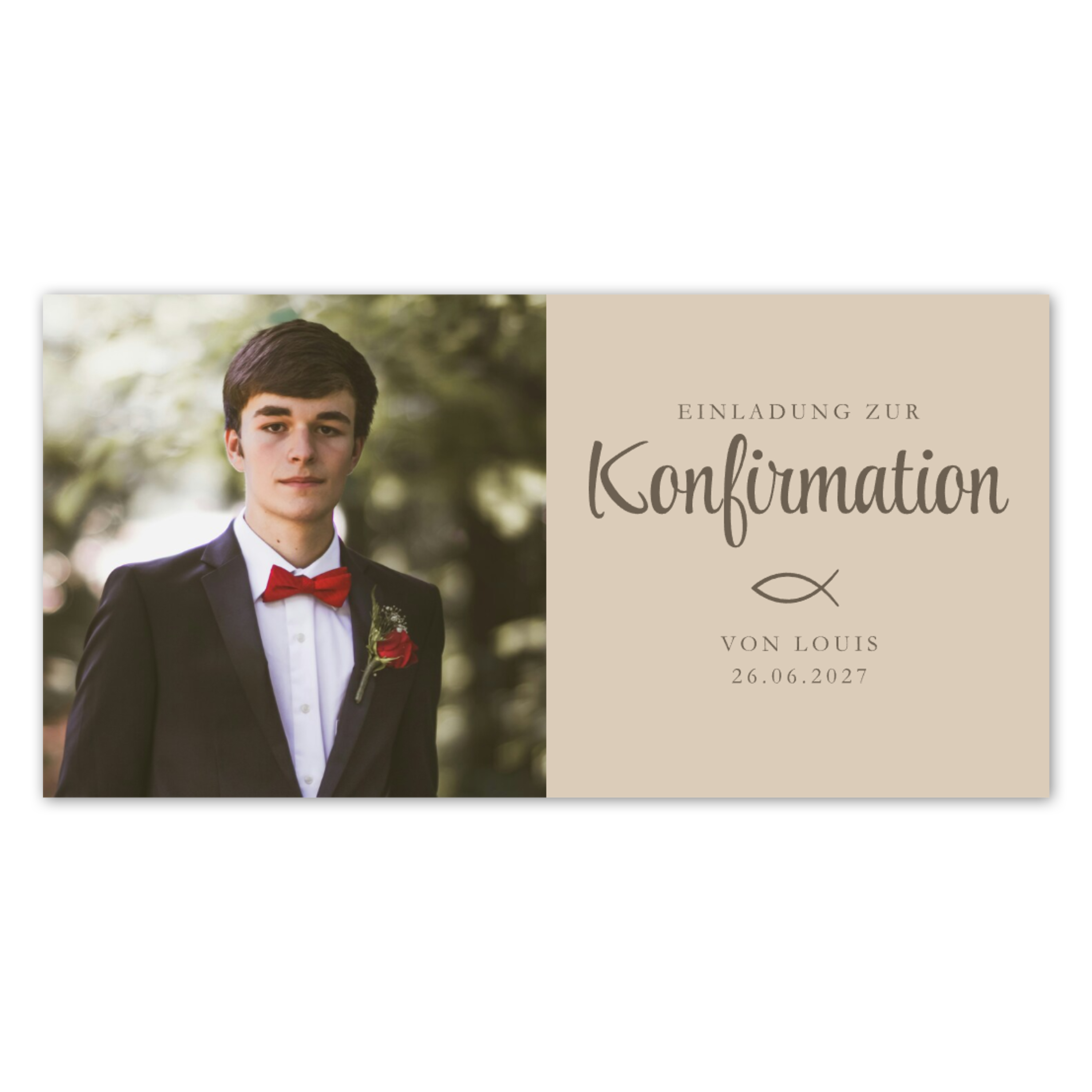 Konfirmationseinladung