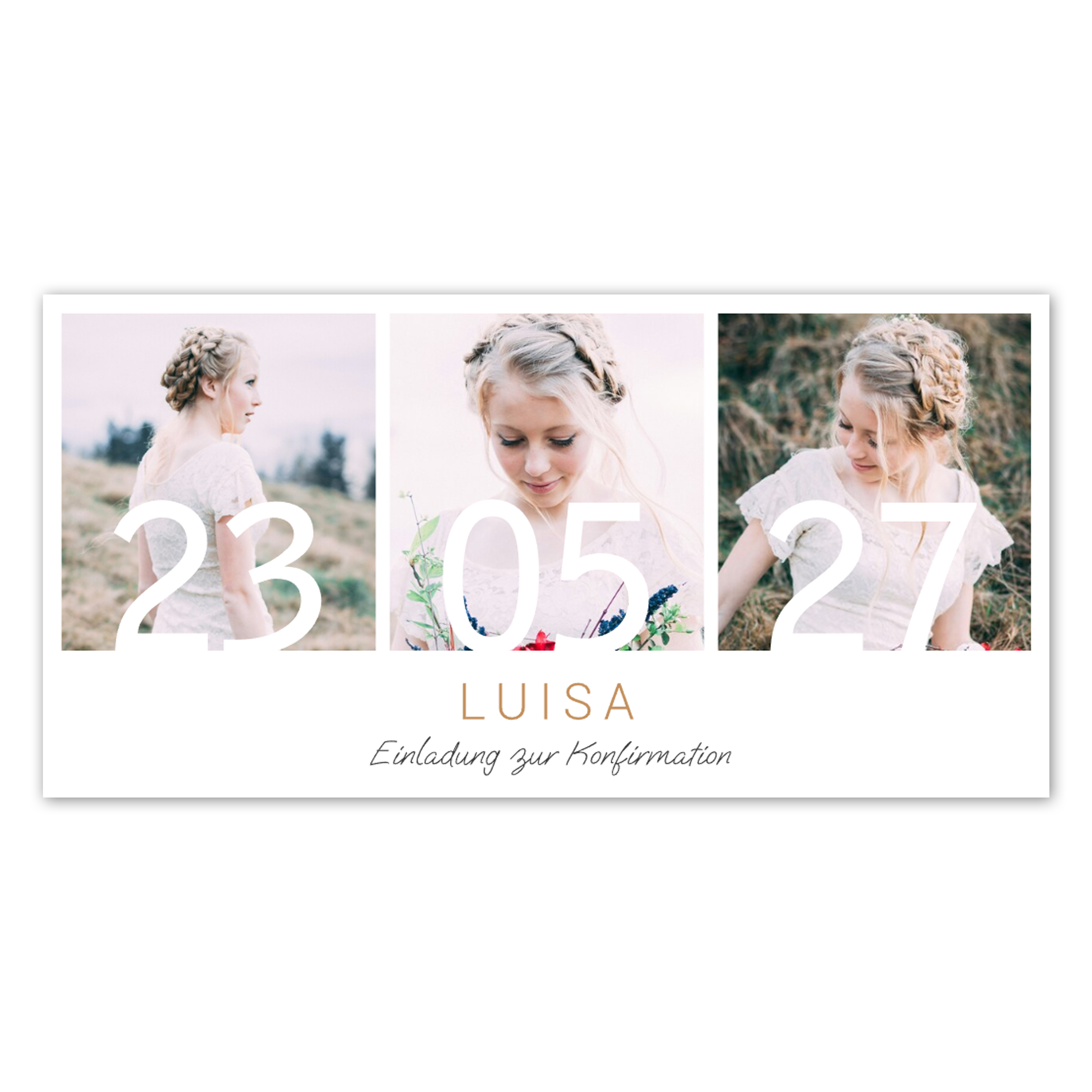 Konfirmationseinladung