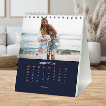 Tischkalender mit Foto - Kompakt