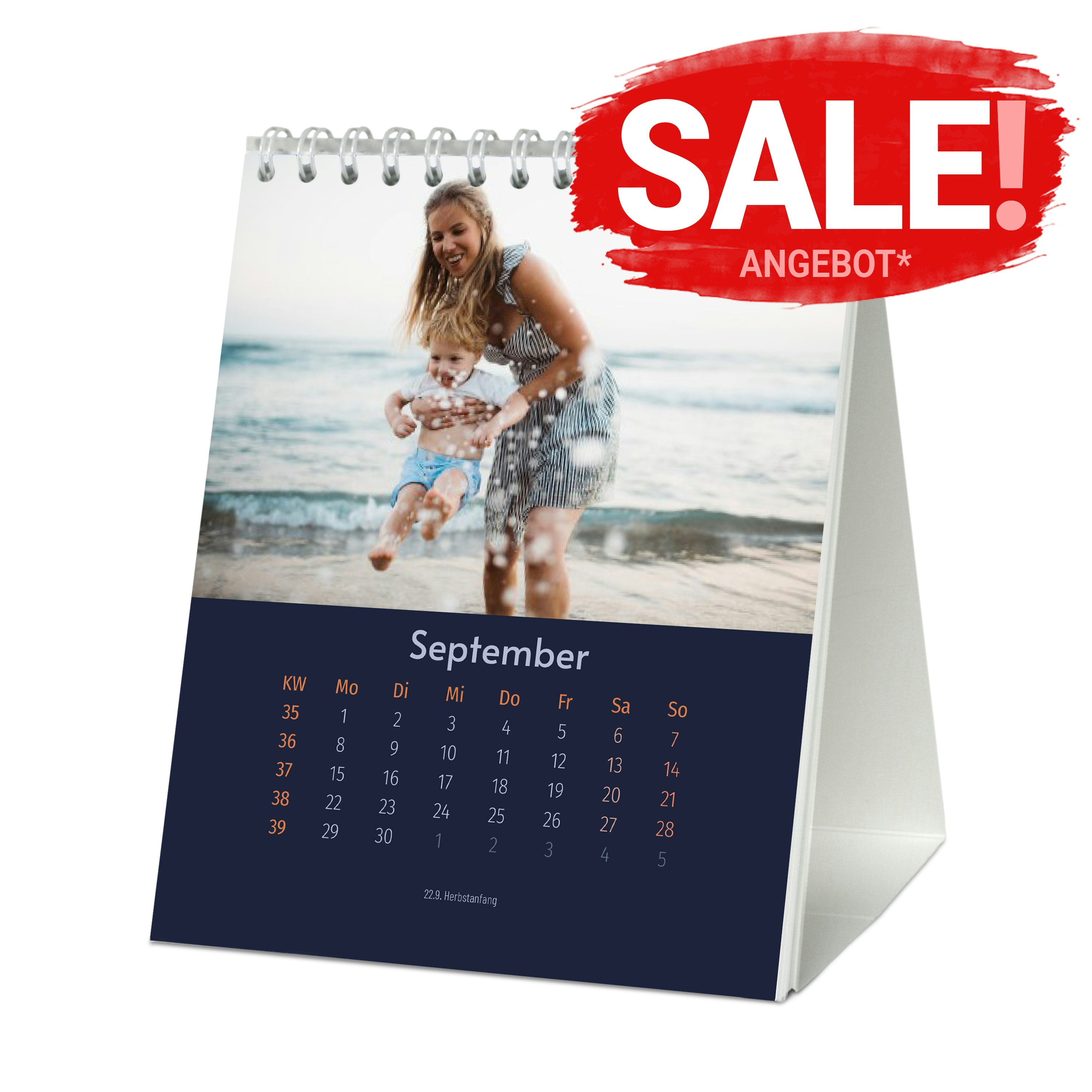 Tischkalender mit Foto - Kompakt