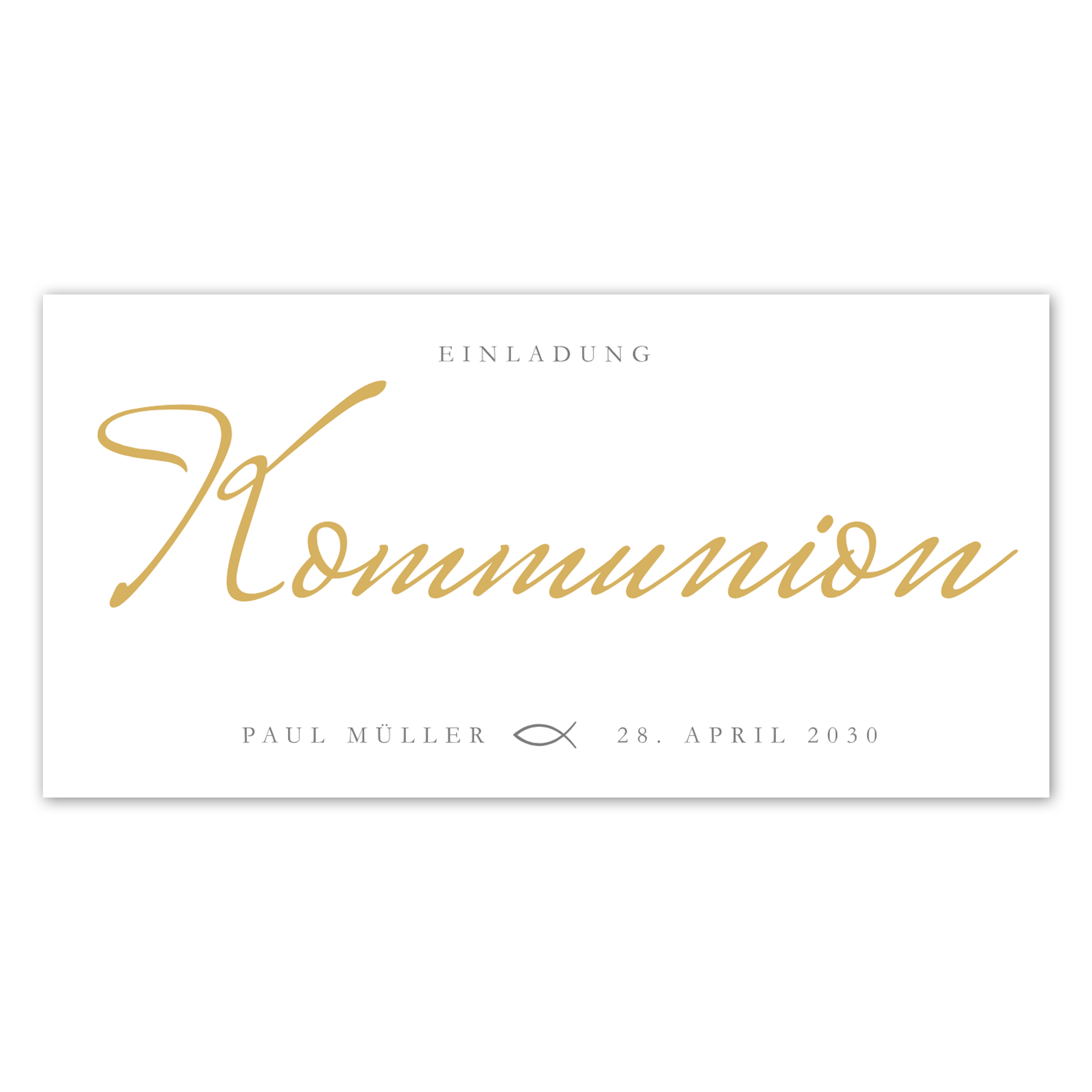 Kommunionseinladung