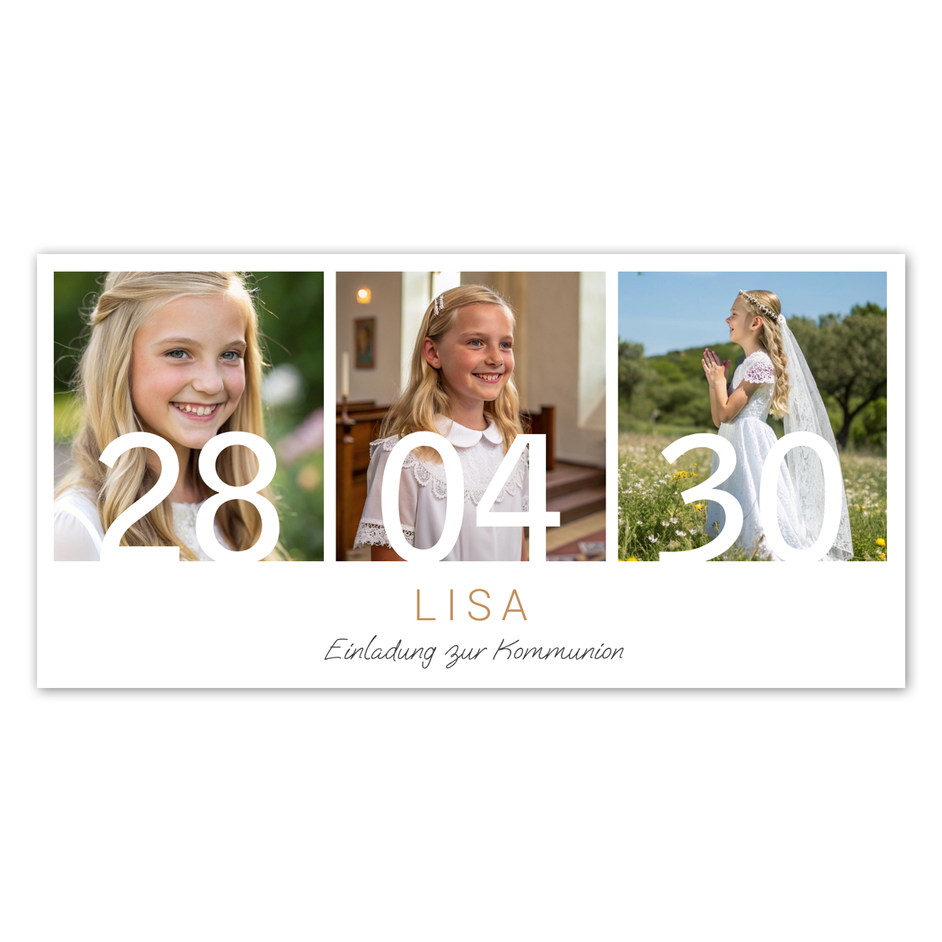 Kommunionseinladung