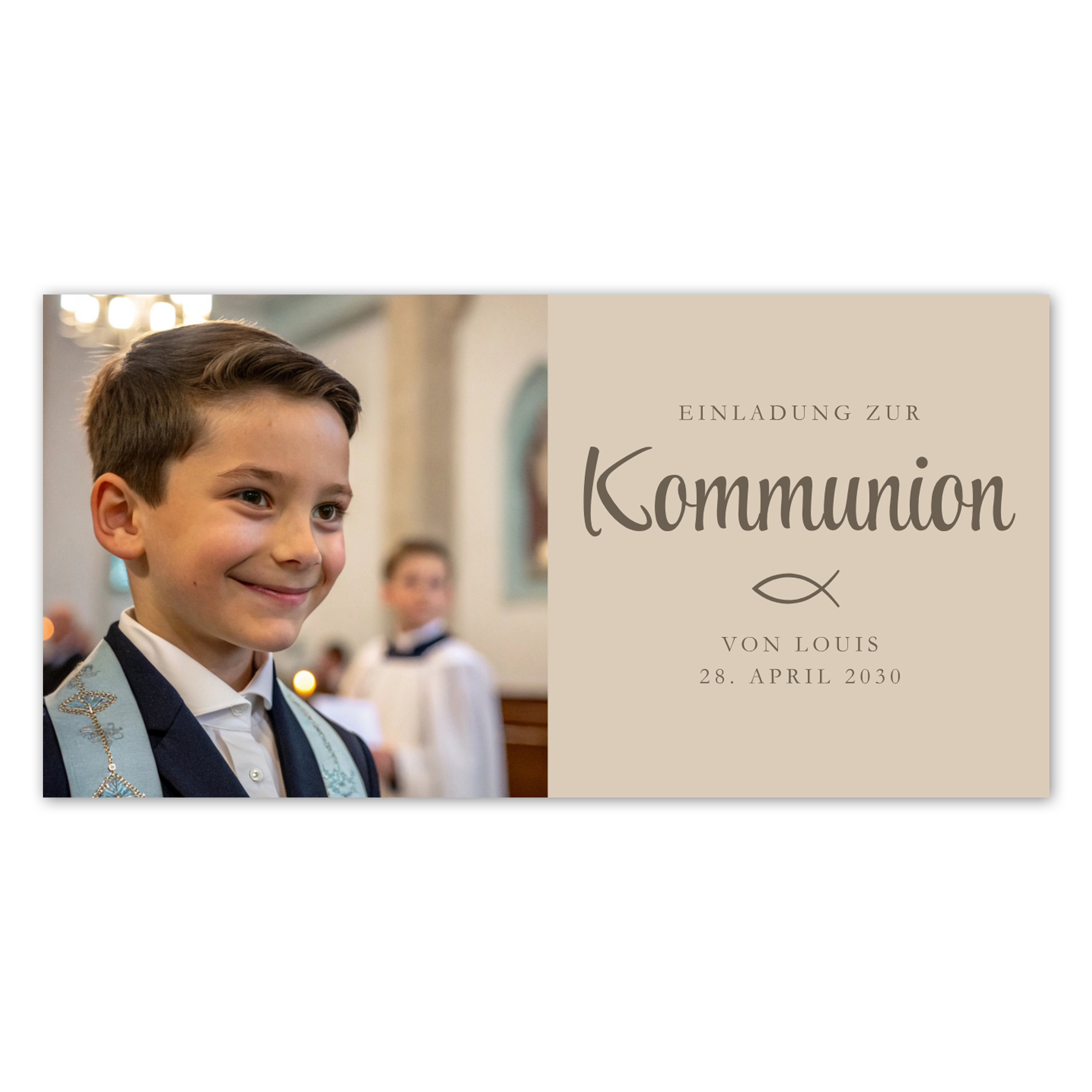 Kommunionseinladung