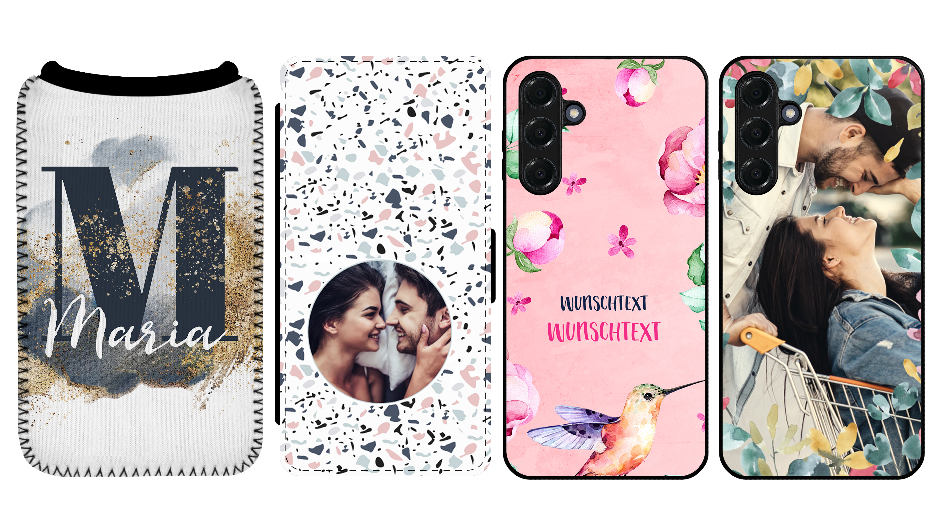 Galaxy A16 5G Handyhülle mit Fotos, Namen oder Wunschtext