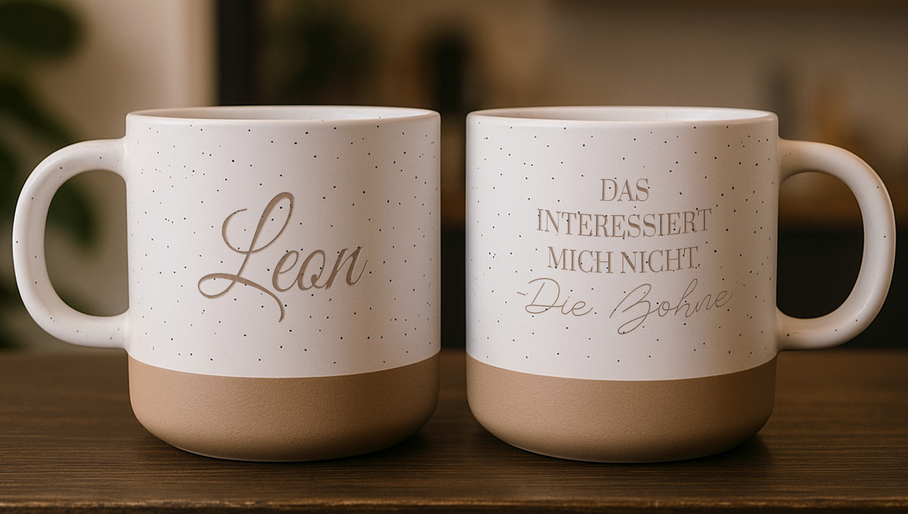 Kaffeebecher gravieren mit Foto, Namen oder Wunsch-Text