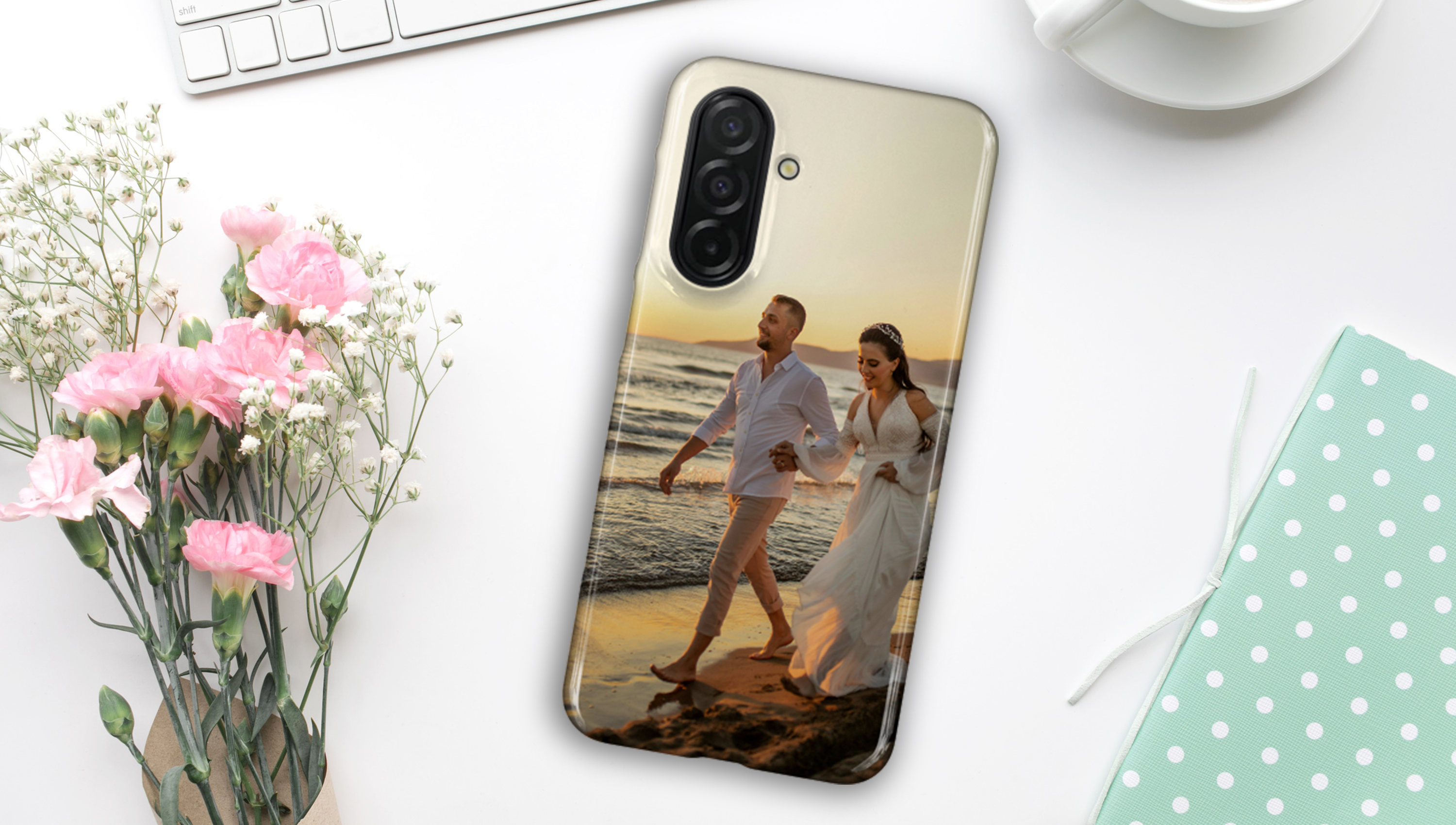 Personalisierte Samsung Galaxy A56 5G Hülle mit Foto, Namen oder Text